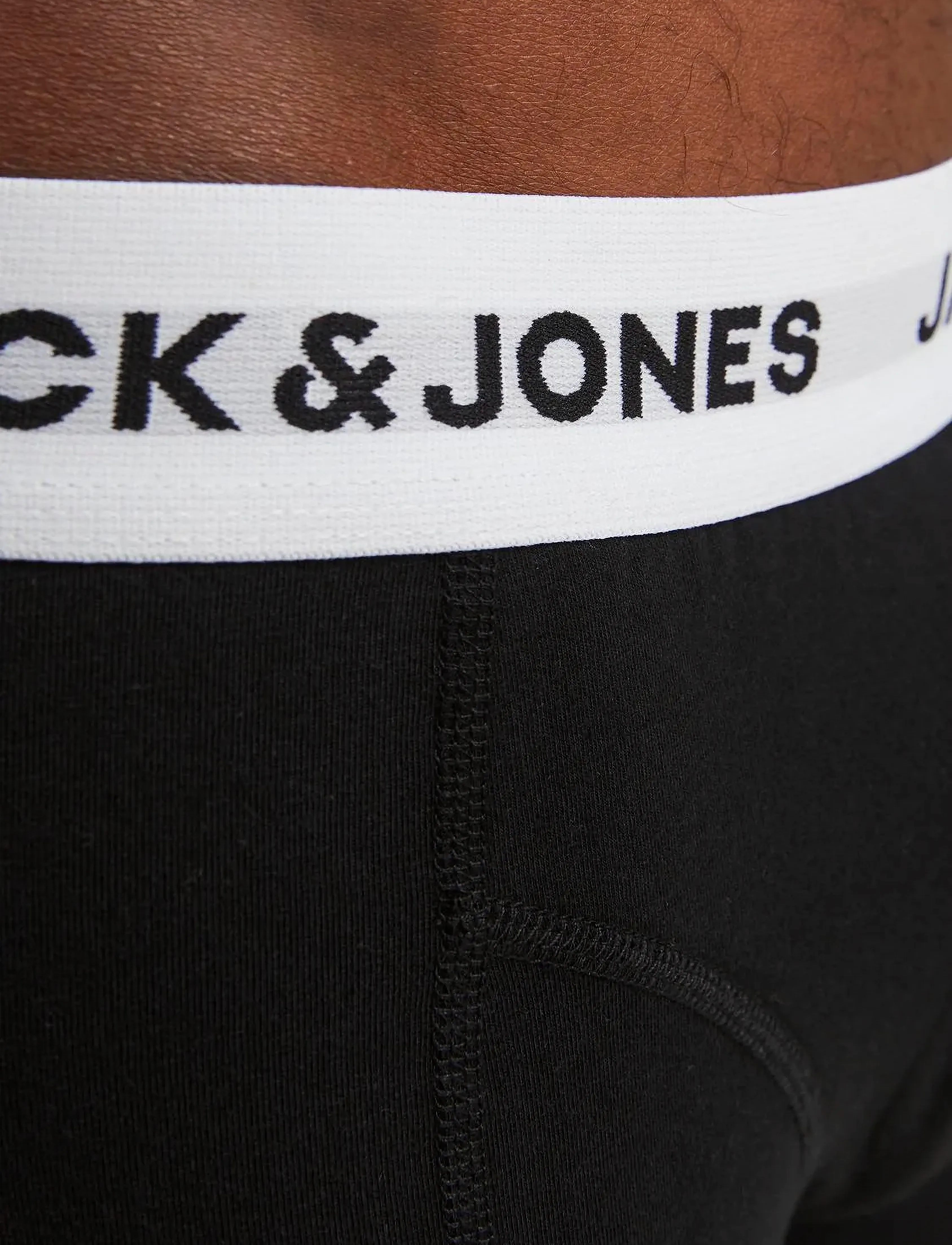 Jack & Jones JACSOLID TRUNKS 5 PACK OP - Streetstyle - BLACK / black