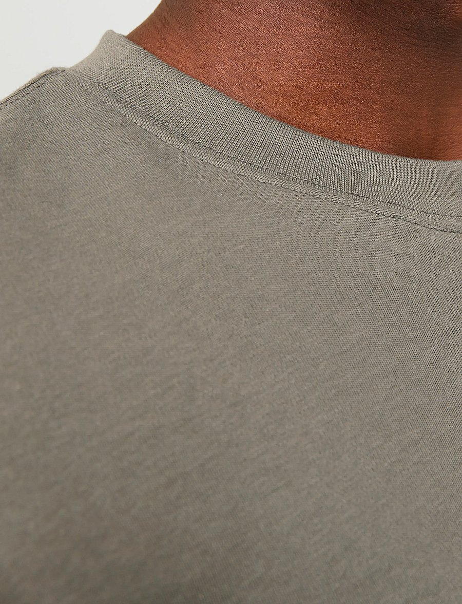 Jack & Jones - JJEURBAN EDGE TEE SS O-NECK NOOS - kurzärmelige t-shirts - bungee cord - 4