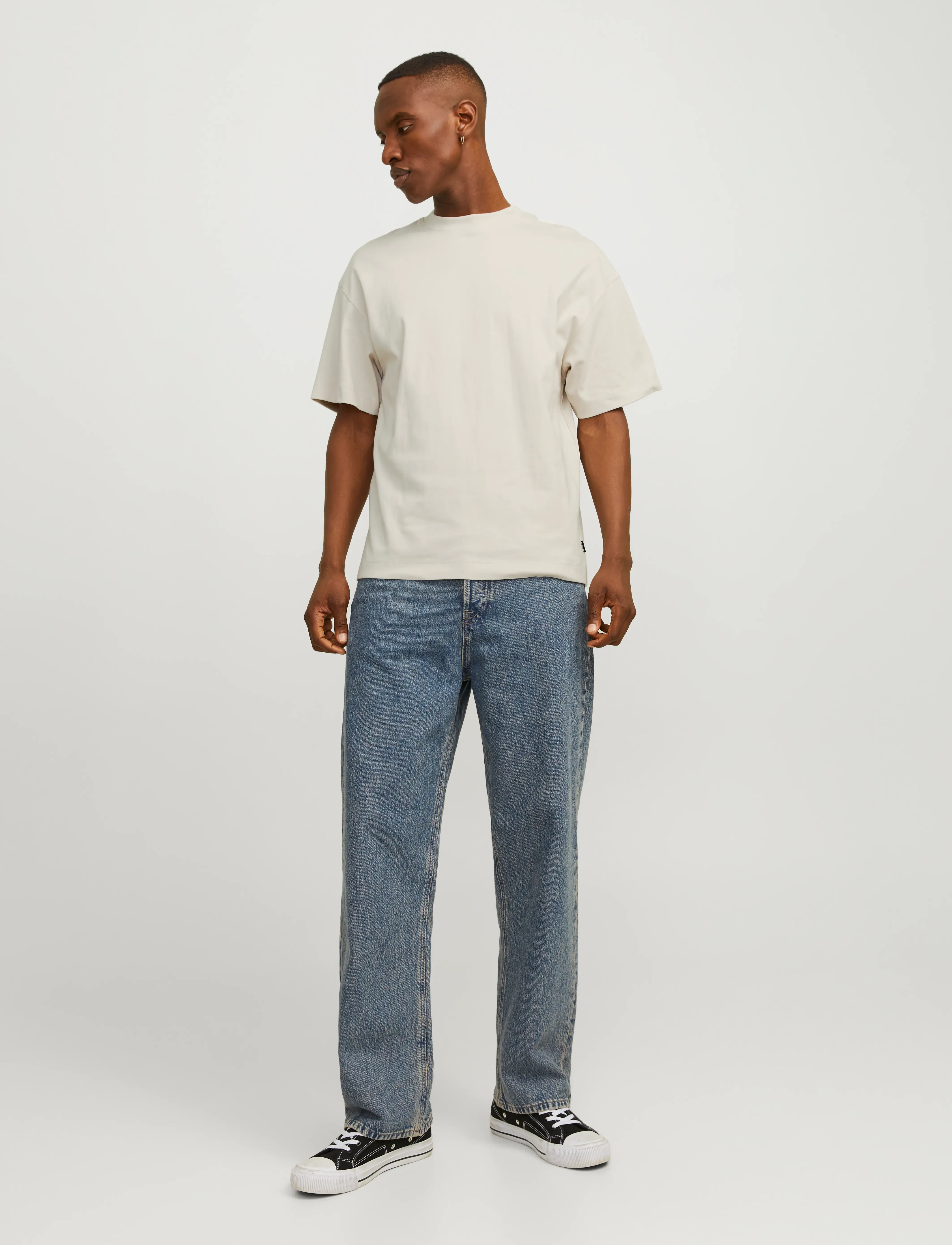 Jack & Jones - JJEURBAN EDGE TEE SS O-NECK NOOS - korte mouwen - moonbeam - 4