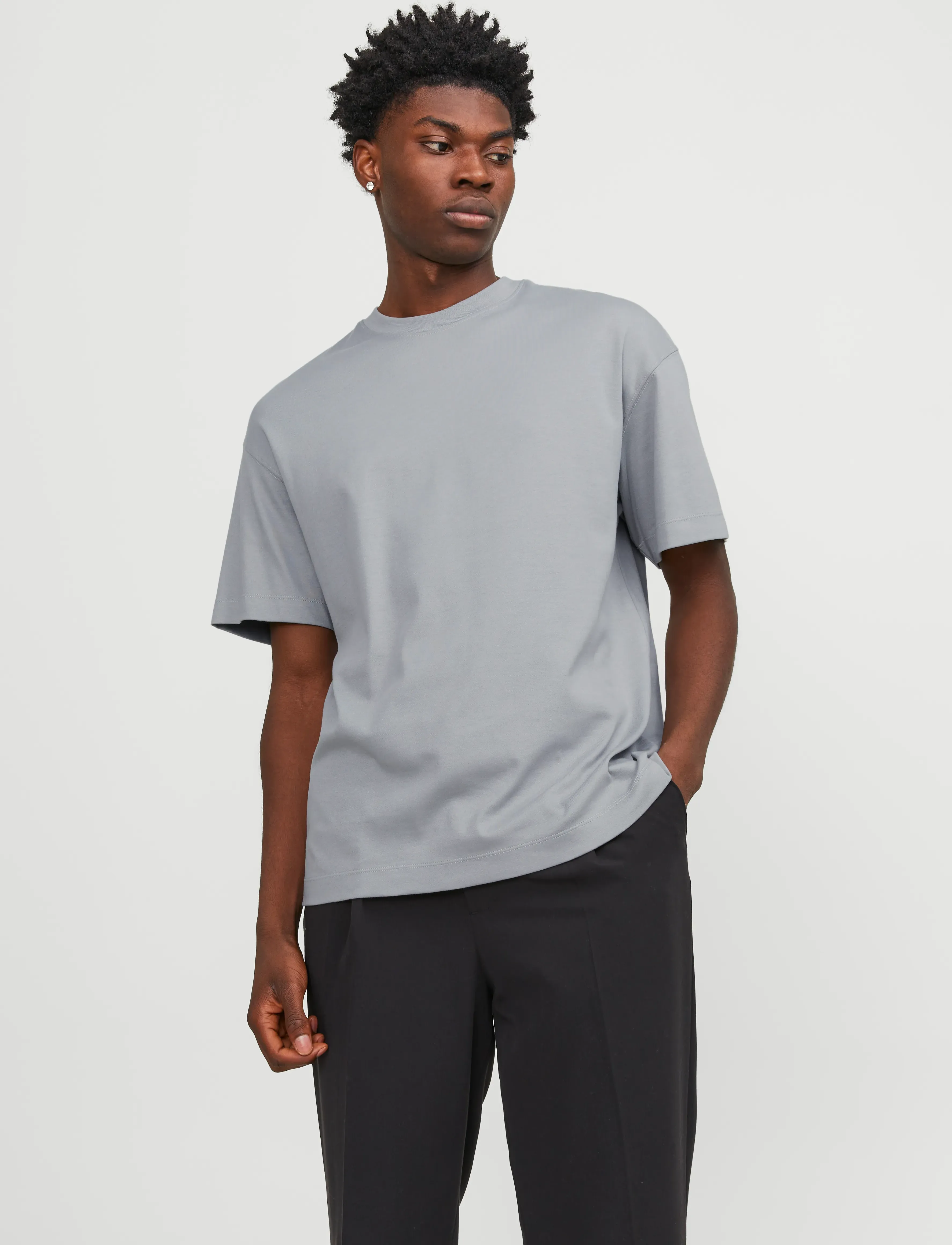 Jack & Jones JJEURBAN EDGE TEE SS O-NECK NOOS - T-särgid - ULTIMATE GREY / grey