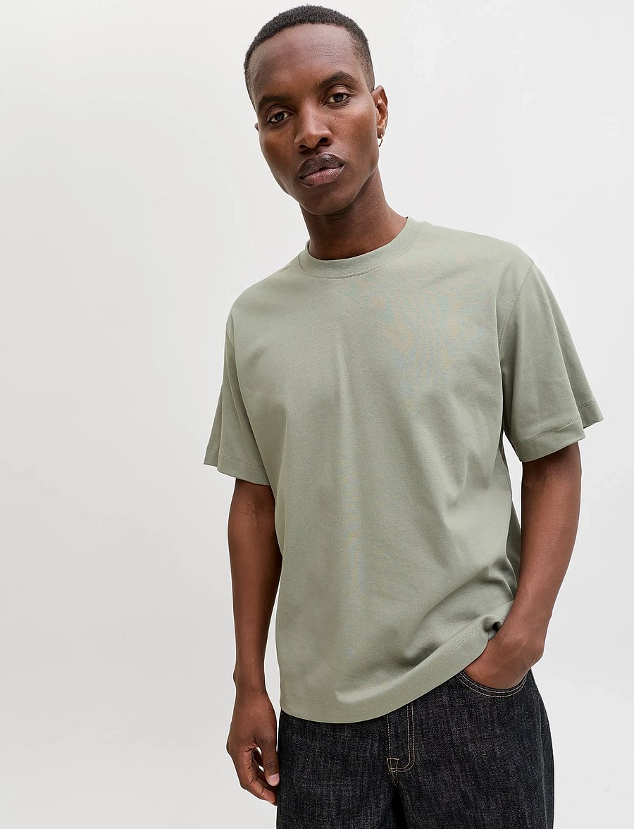 Jack & Jones - JJEURBAN EDGE TEE SS O-NECK NOOS - kortärmade t-shirts - vetiver - 5