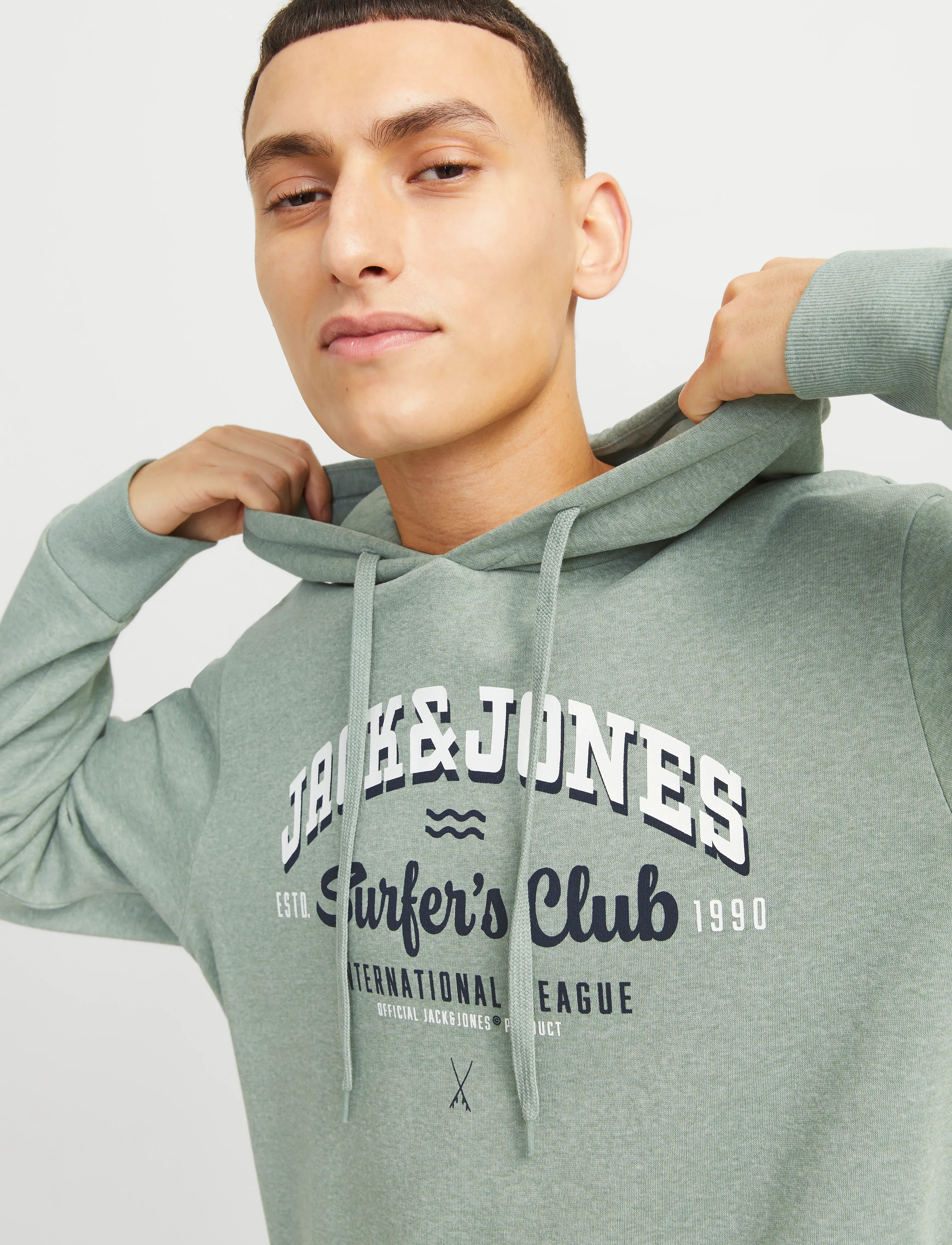Sweat-shirt Jack & Jones Jjelogo Col Rond - Pour Garçon, Coupe Normale, Manches Longues