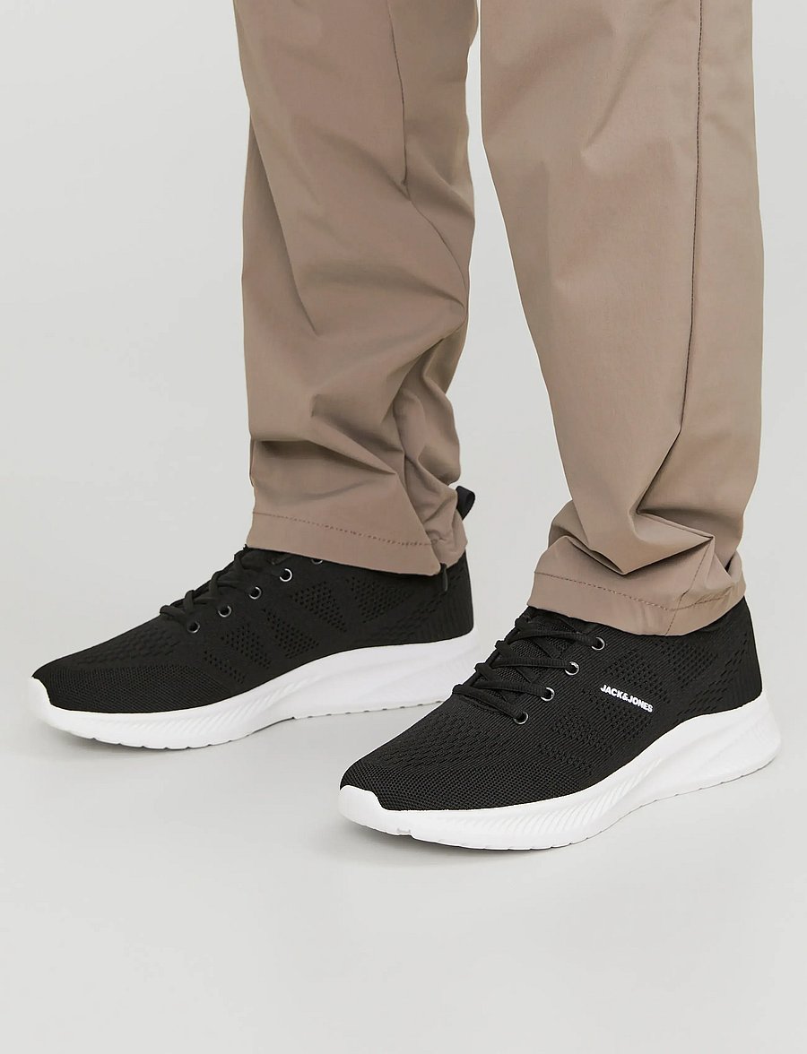 Jack & Jones - JFWCROXLEY KNIT SNEAKER NOOS - niedriger schnitt - anthracite - 0