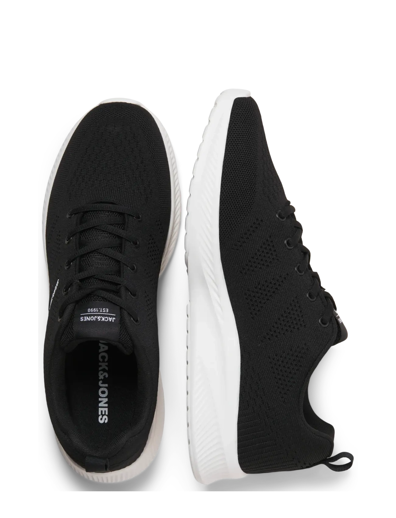 Jack & Jones - JFWCROXLEY KNIT SNEAKER NOOS - låga sneakers - anthracite - 4