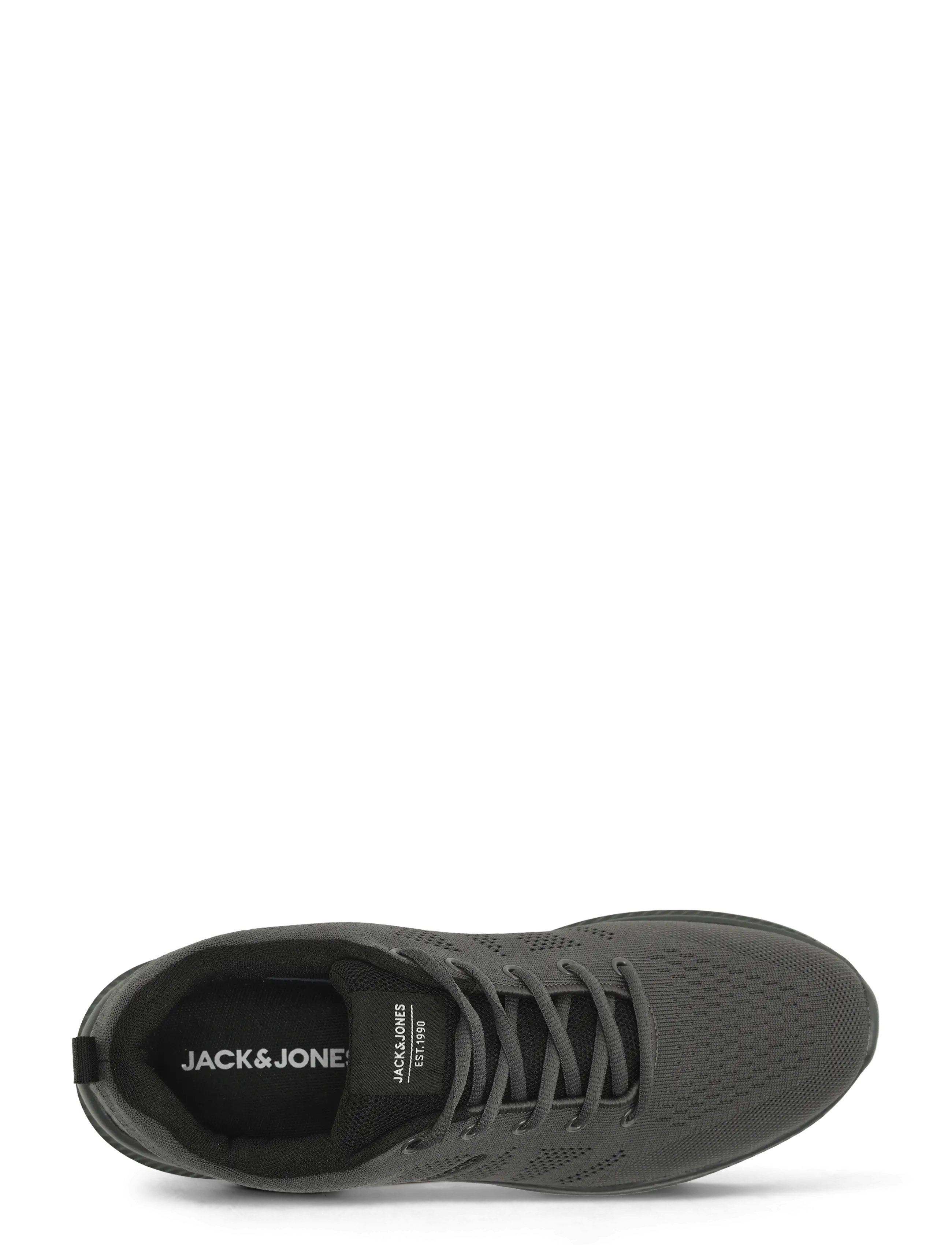 Jack & Jones - JFWCROXLEY KNIT SNEAKER NOOS - low tops - asphalt - 4