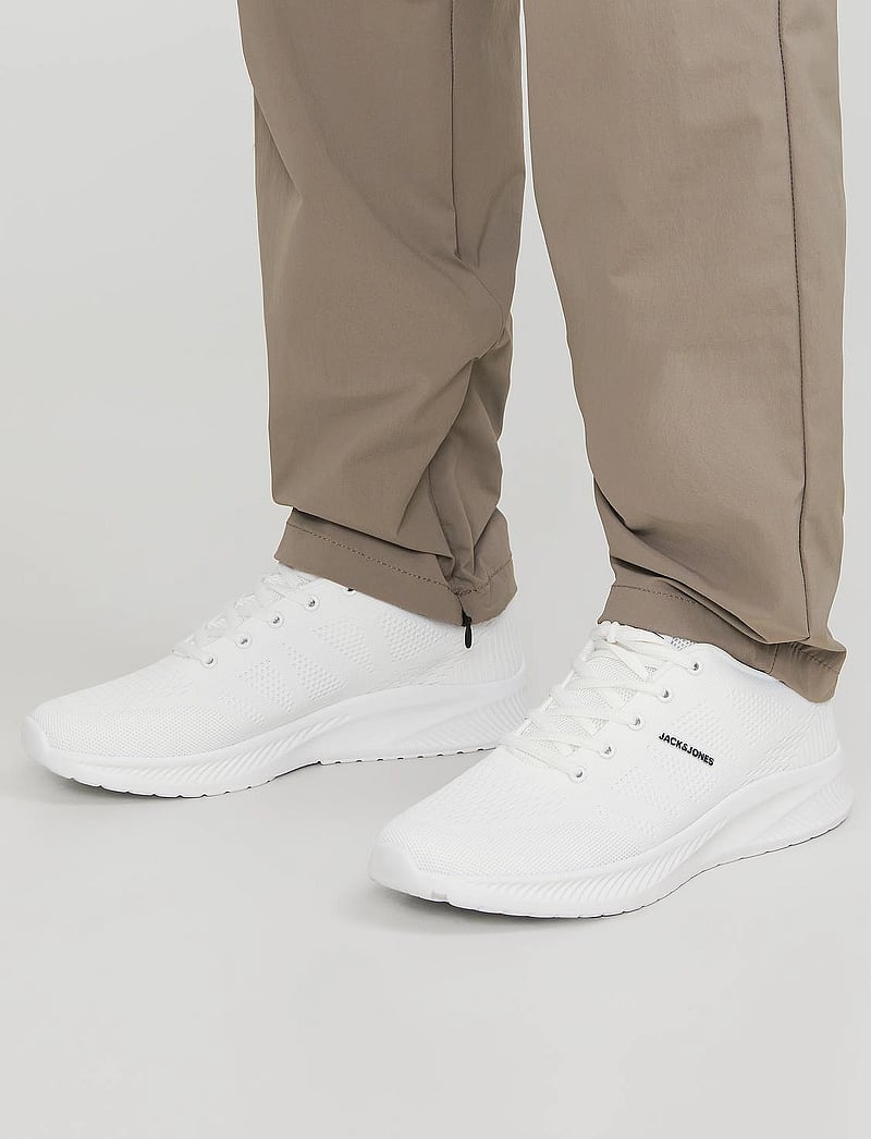 Jack & Jones - JFWCROXLEY KNIT SNEAKER NOOS - niedriger schnitt - bright white - 0