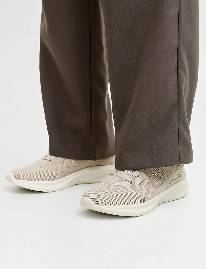 Jack & Jones - JFWCROXLEY KNIT SNEAKER NOOS - niedriger schnitt - moonbeam - 0