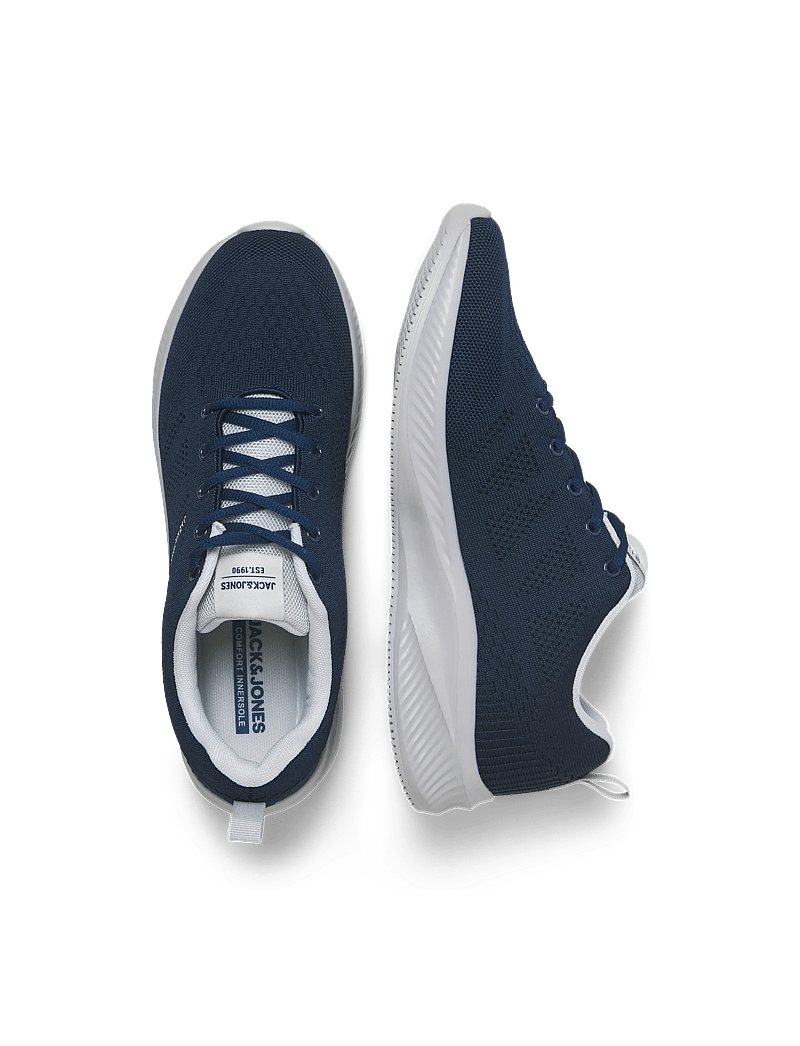 Jack & Jones - JFWCROXLEY KNIT SNEAKER NOOS - niedriger schnitt - navy blazer - 4