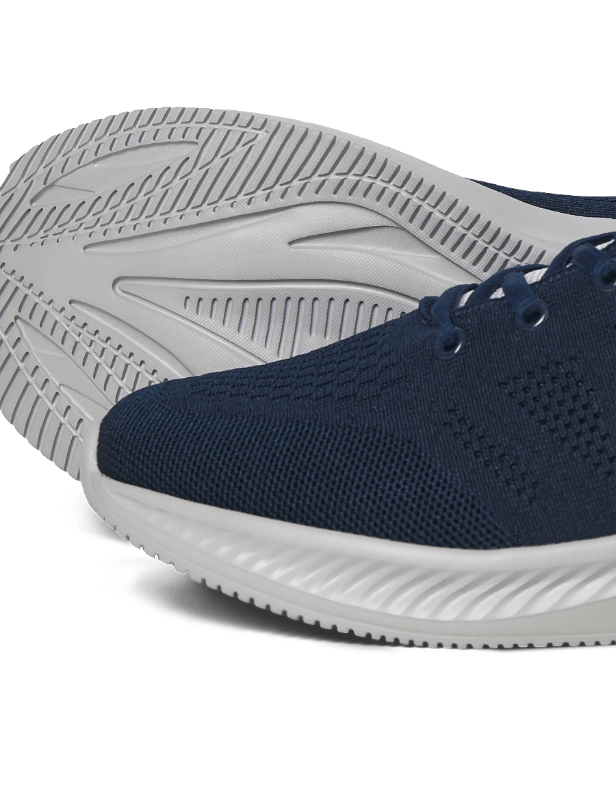Jack & Jones - JFWCROXLEY KNIT SNEAKER NOOS - niedriger schnitt - navy blazer - 5