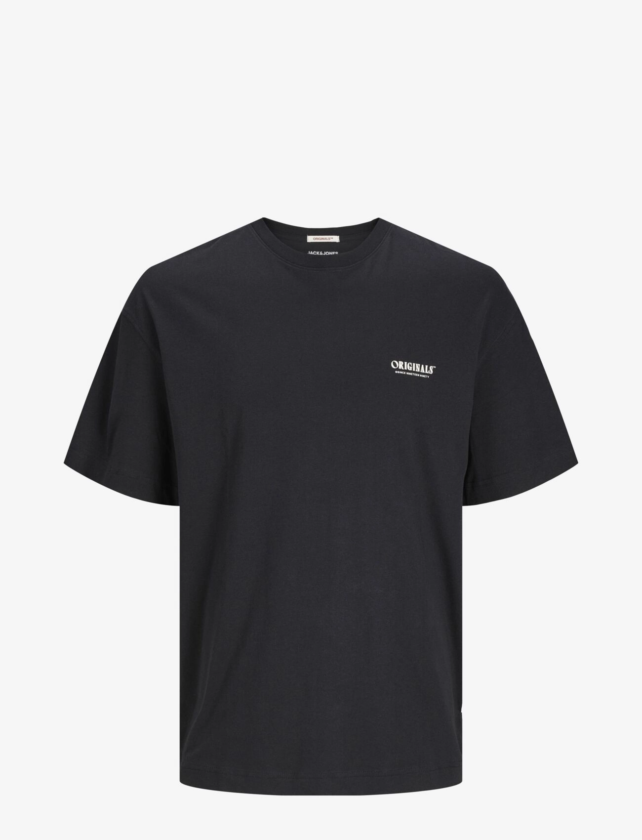 Jack & Jones - JORMYKONOS GEO BACK TEE SS CREW NECK LN - black - 1