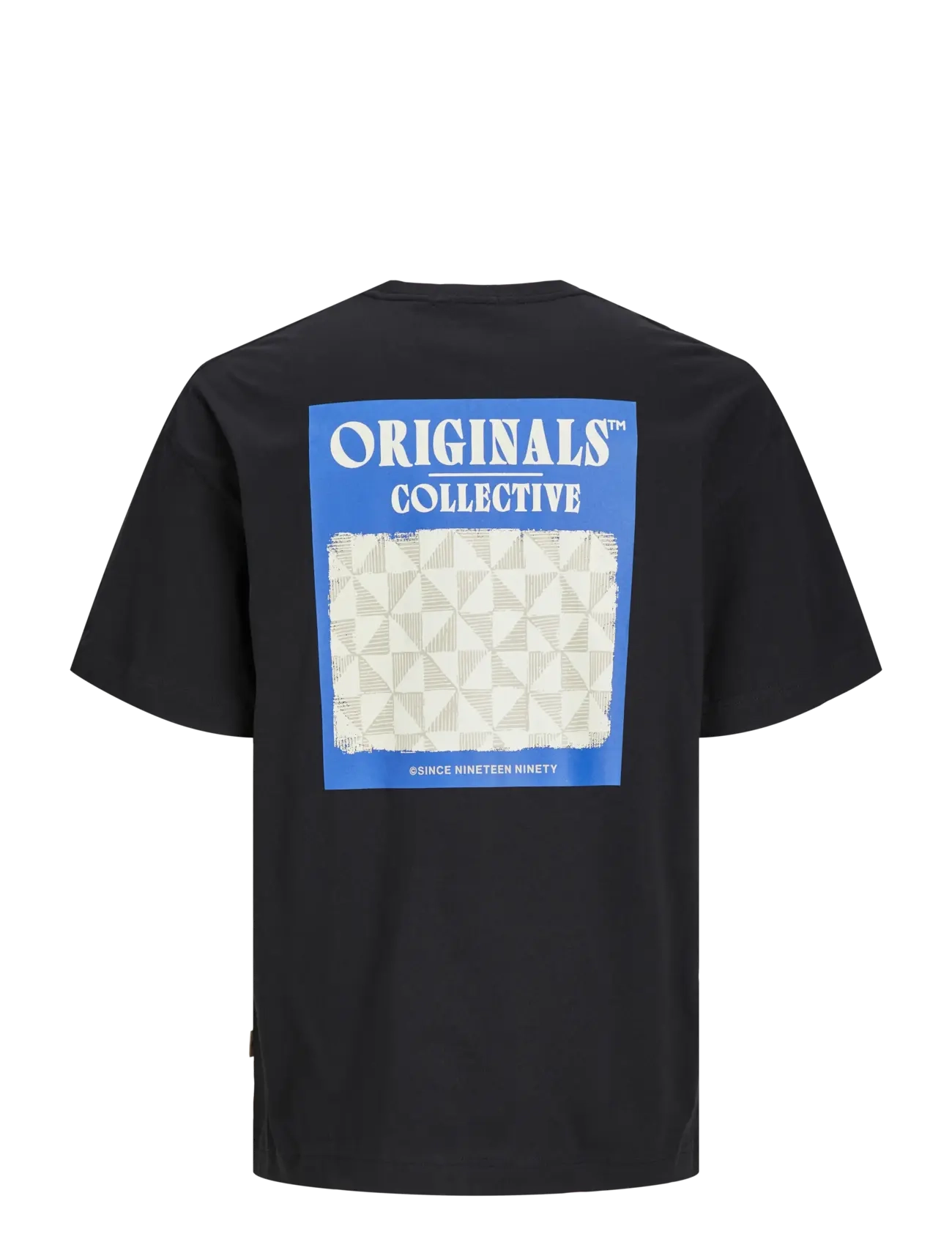 Jack & Jones - JORMYKONOS GEO BACK TEE SS CREW NECK LN - black - 2
