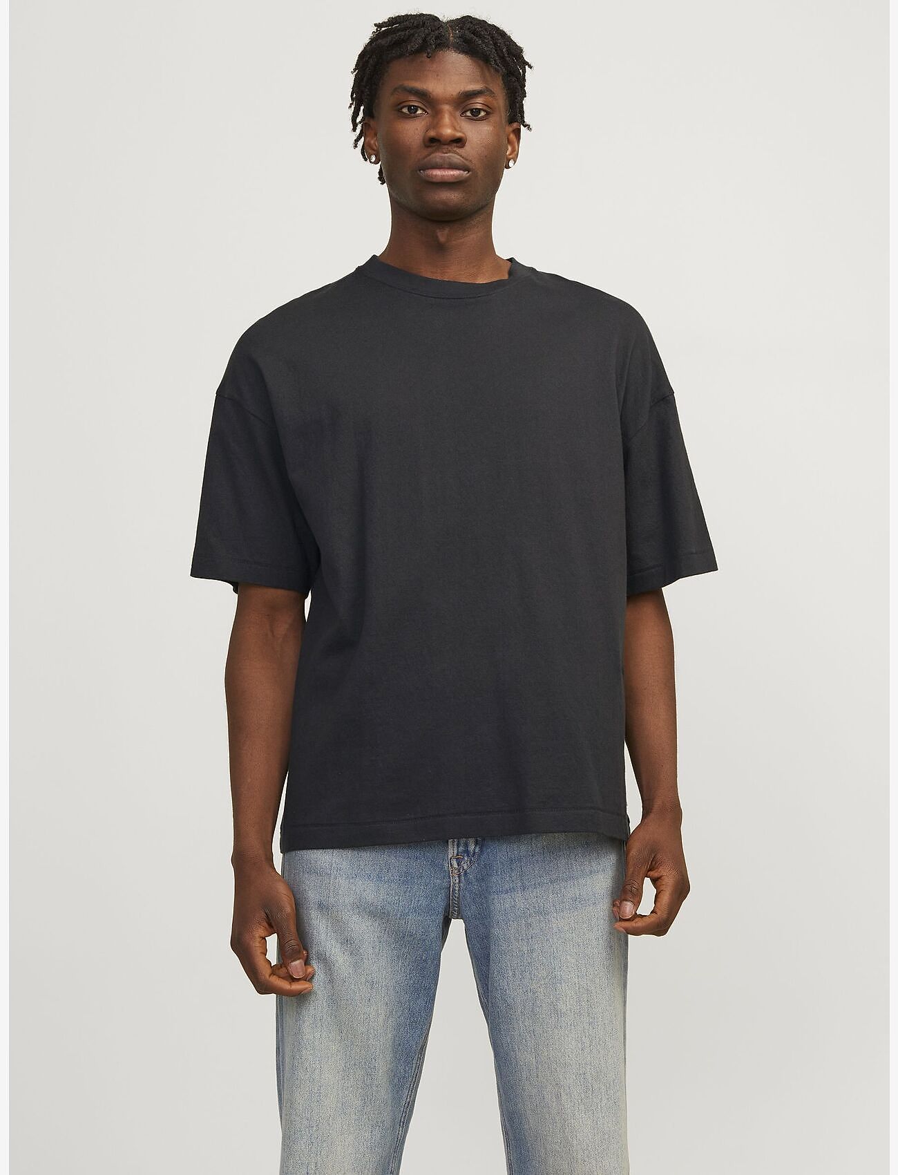 Jack & Jones - JORMILOS TEE SS CREW NECK SN - black - 1