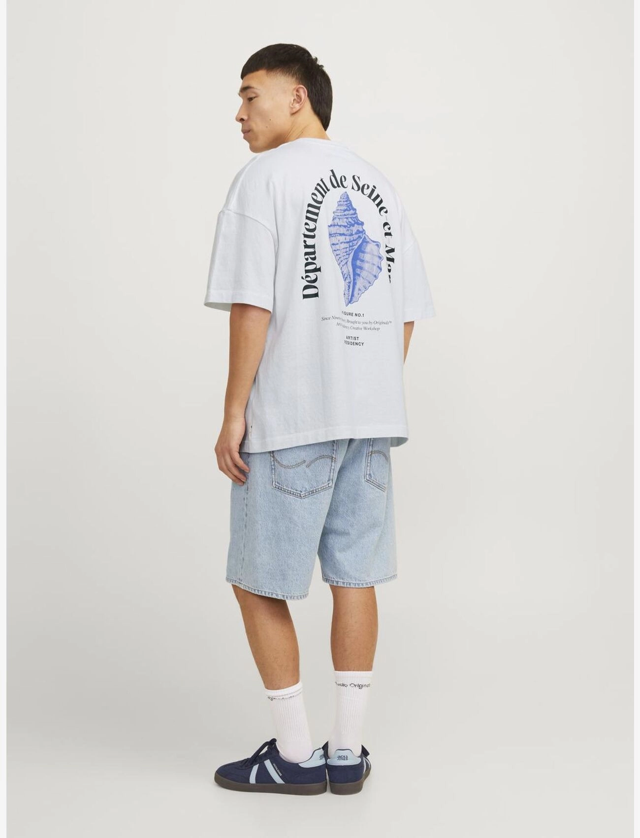 Jack & Jones - JORMILOS TEE SS CREW NECK SN - bright white - 2