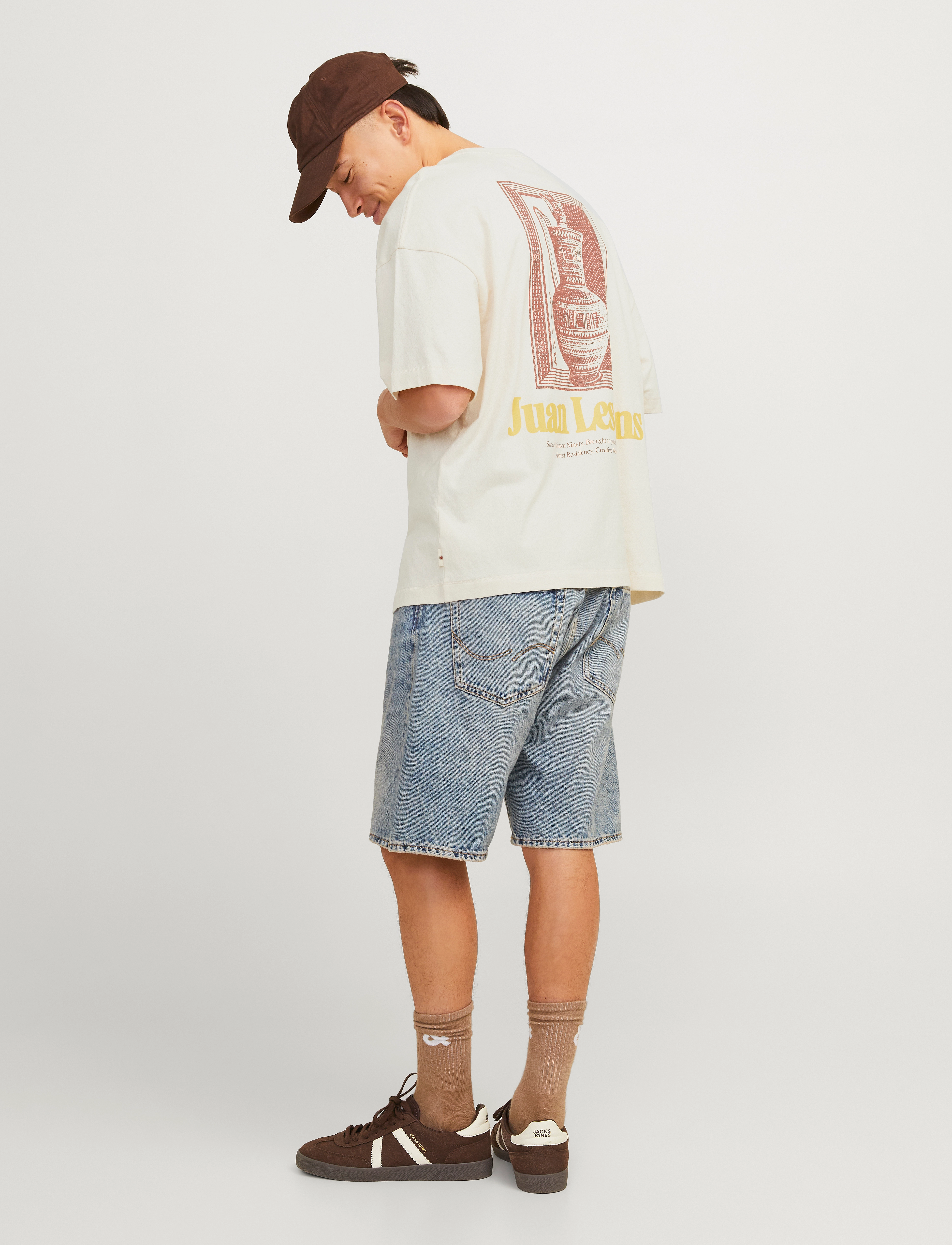 Jack & Jones - JORMILOS TEE SS CREW NECK SN - buttercream - 2