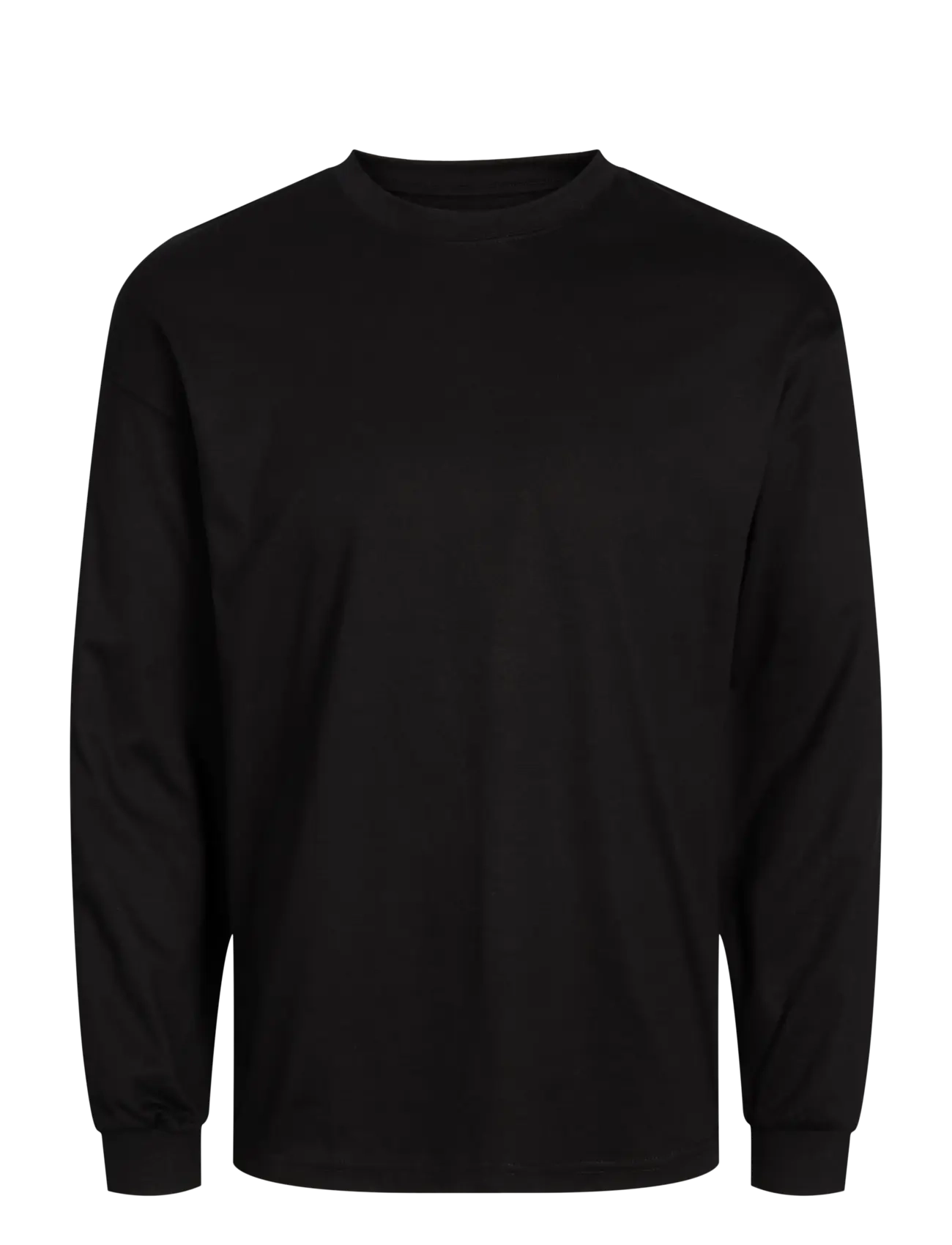 Jack & Jones JJEURBAN EDGE TEE LS O-NECK NOOS - Tanktops - BLACK / black