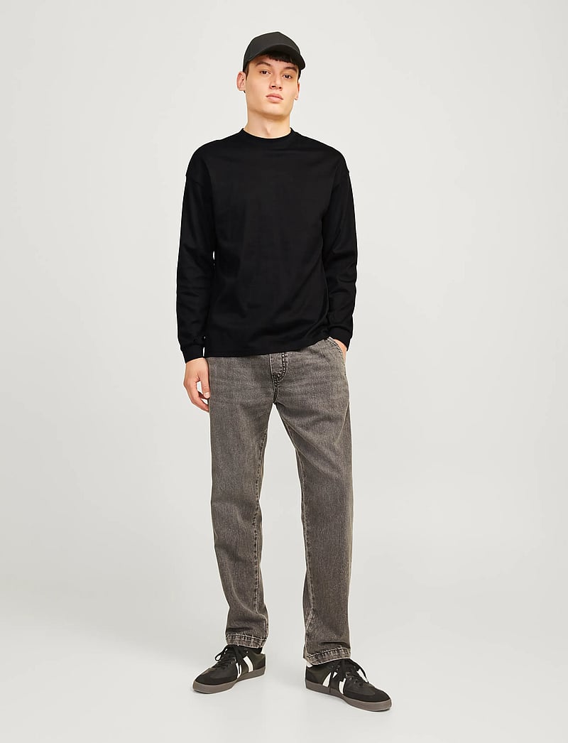 Jack & Jones - JJEURBAN EDGE TEE LS O-NECK NOOS - pikkade varrukatega t-särgid - black - 3