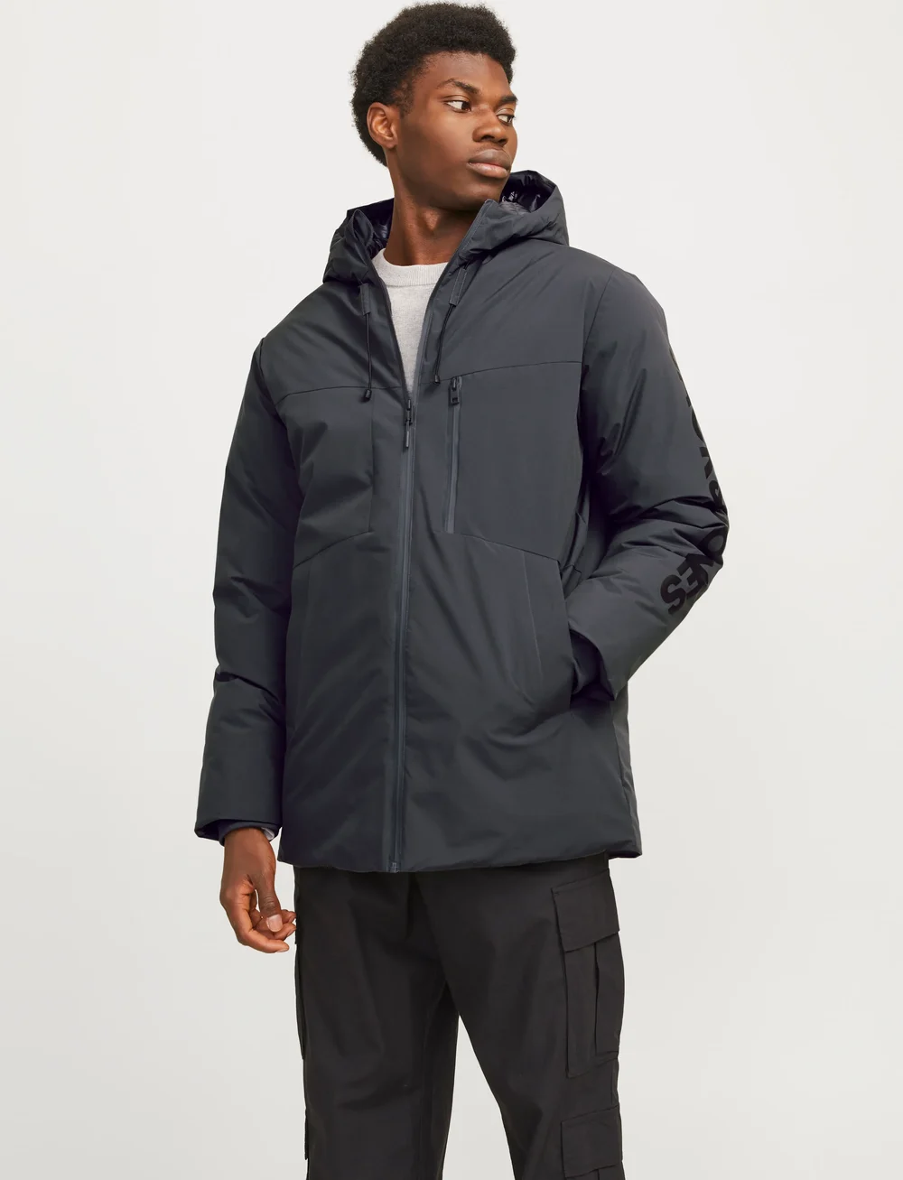 Jack & Jones - JJPAYNE PARKA JACKET - talvejoped - asphalt - 0