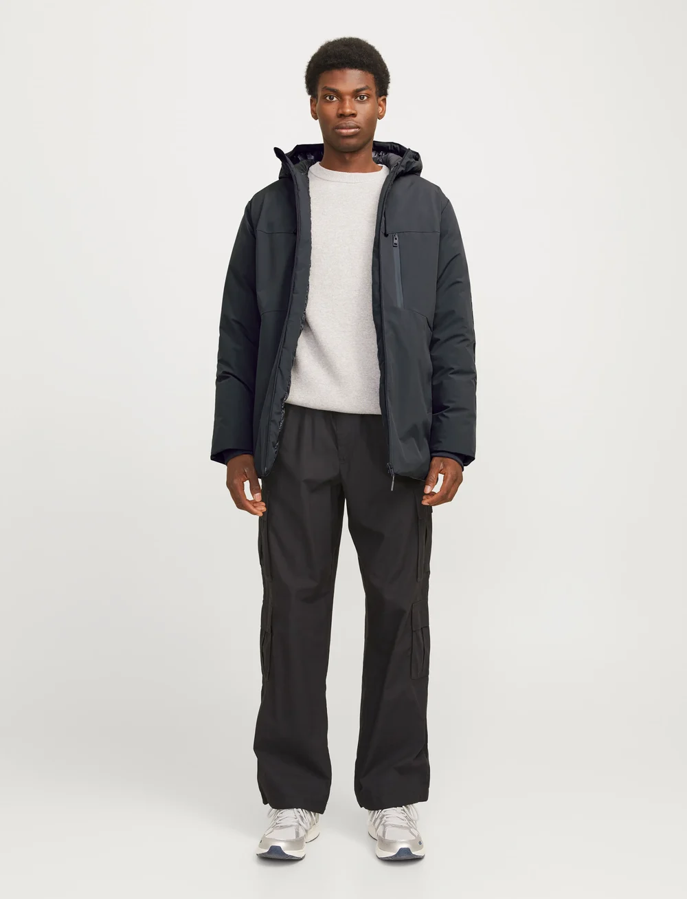 Jack & Jones - JJPAYNE PARKA JACKET - talvejoped - asphalt - 4