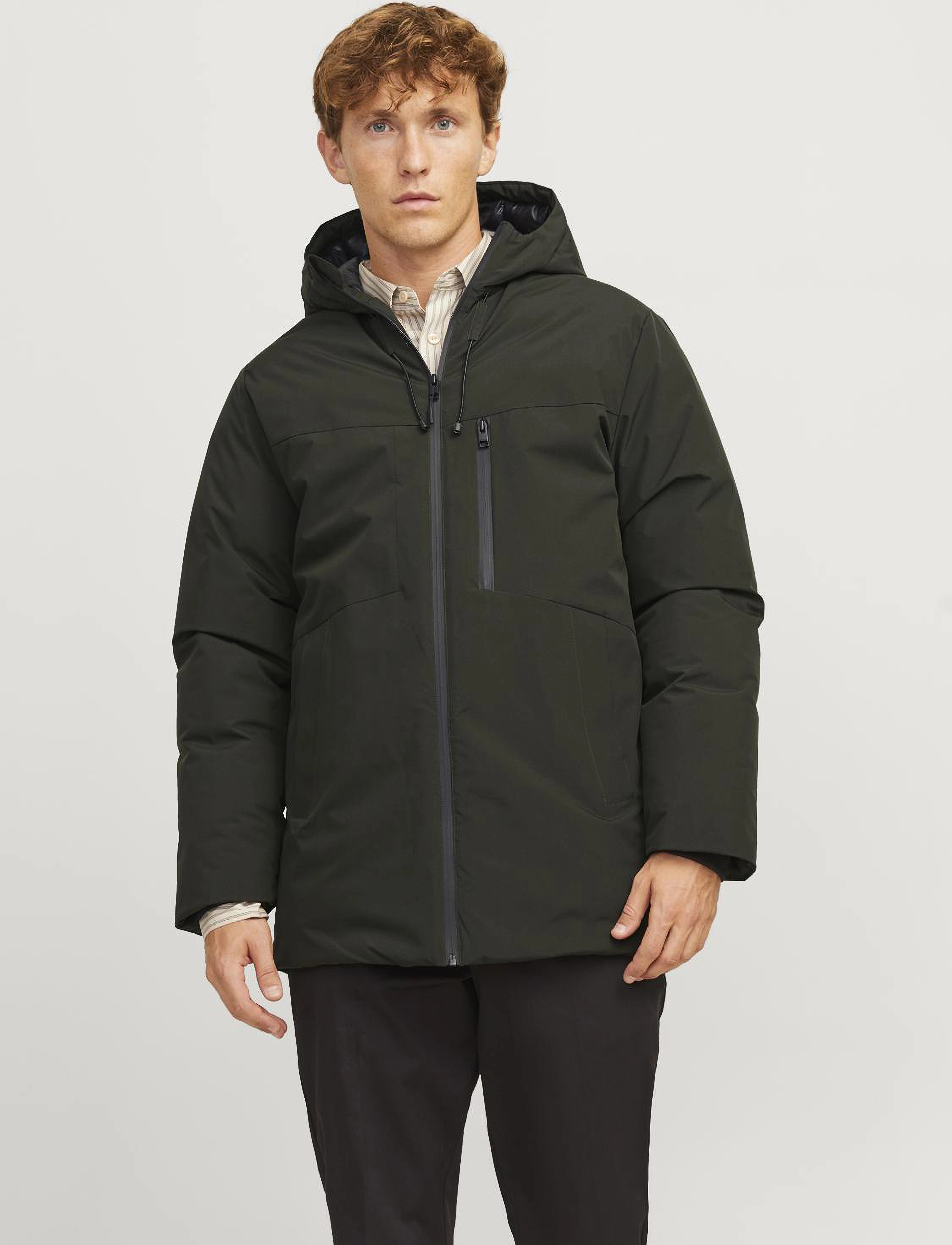 Jack & Jones JJPAYNE PARKA JACKET - Overtøj - ROSIN / khaki/green