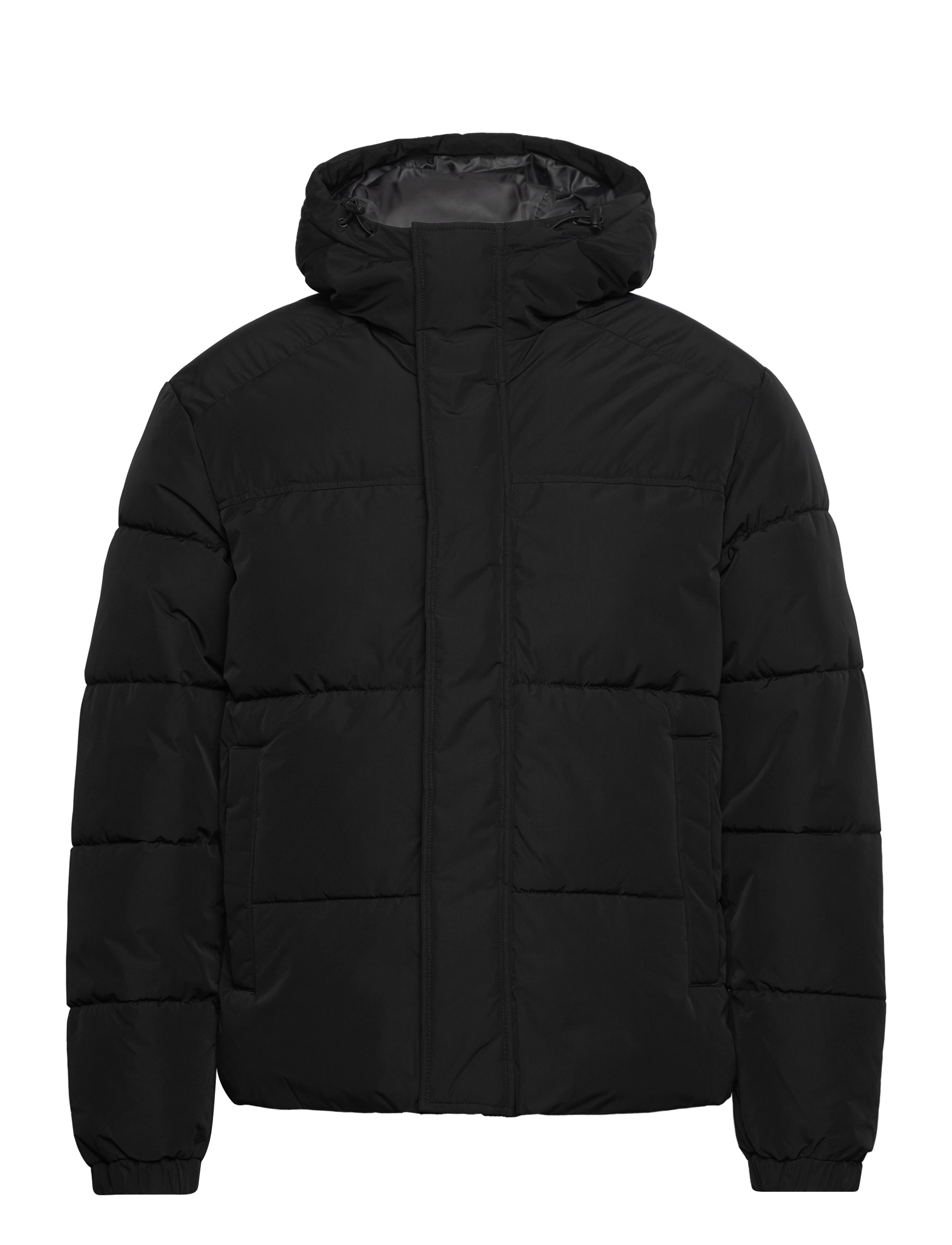 Jack & Jones - JJEBRADLEY PUFFER HOOD SN - black - 1