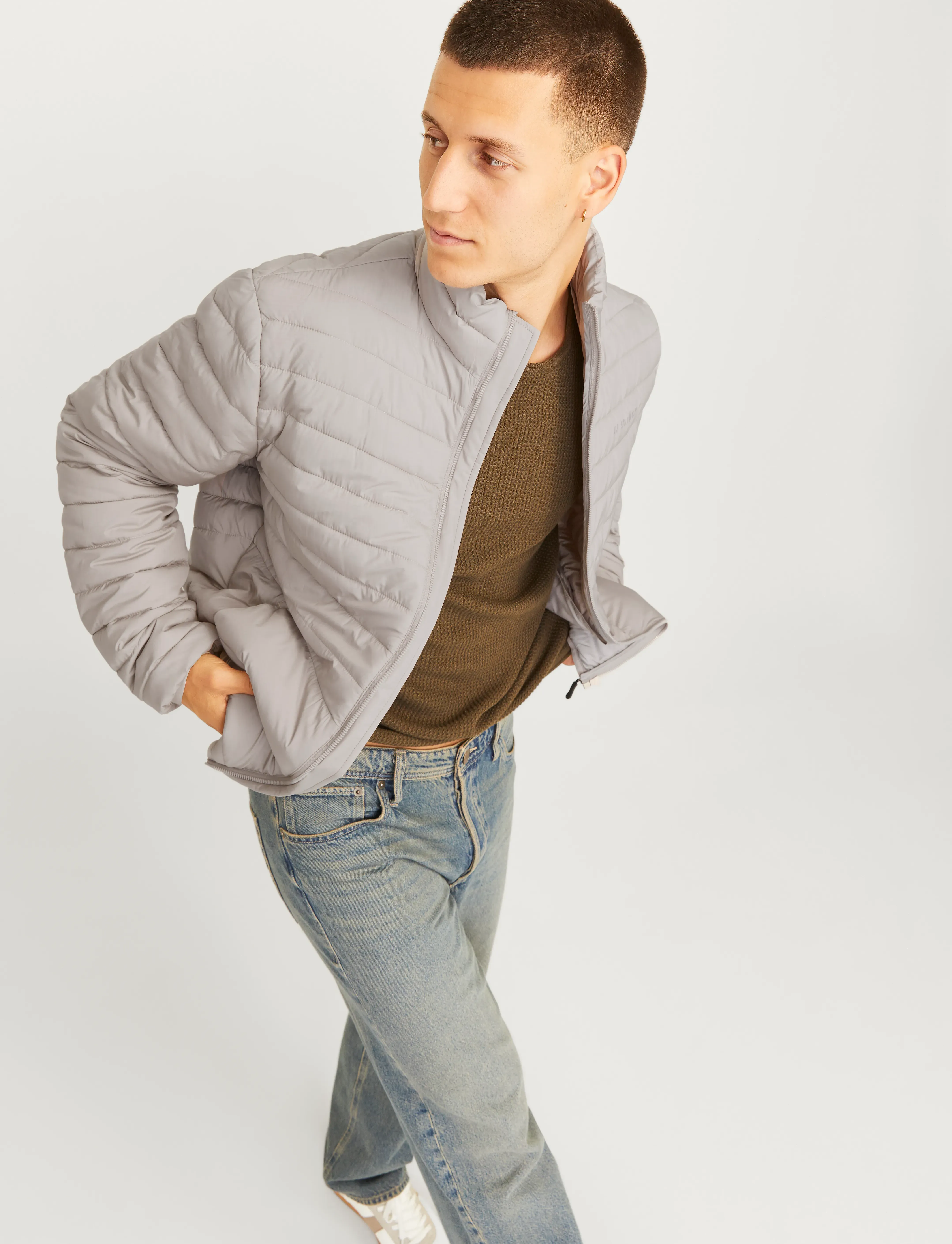 JACK & JONES Jjestate Packable Puffer Collar Noos dunjackor herr – bild 6
