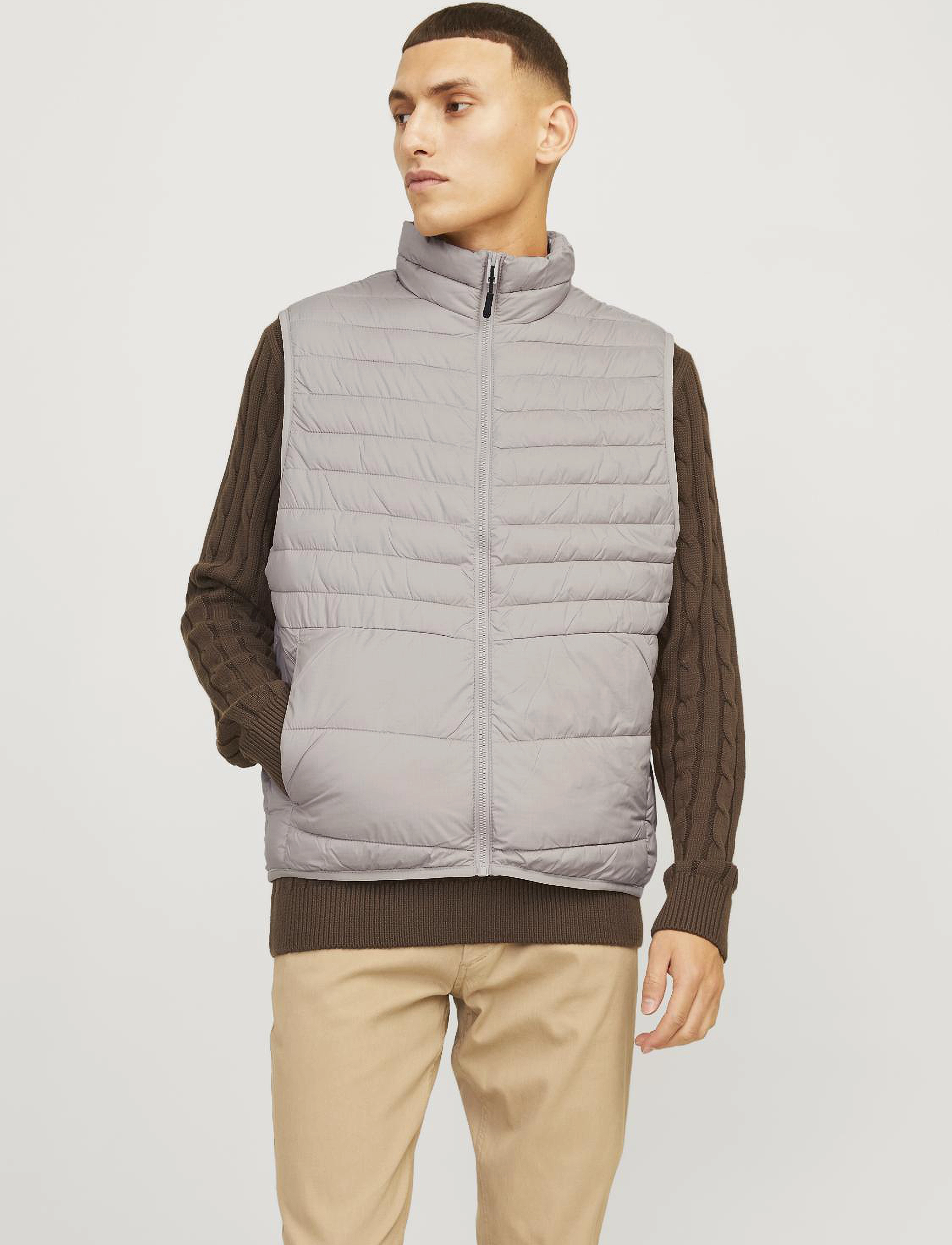 Jack & Jones - JJESTATE PACKABLE BW COLLAR NOOS - västar - atmosphere - 5