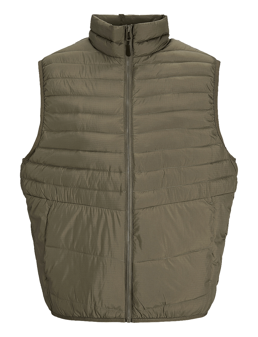 Jack & Jones - JJESTATE PACKABLE BW COLLAR NOOS - vestid - canteen - 1