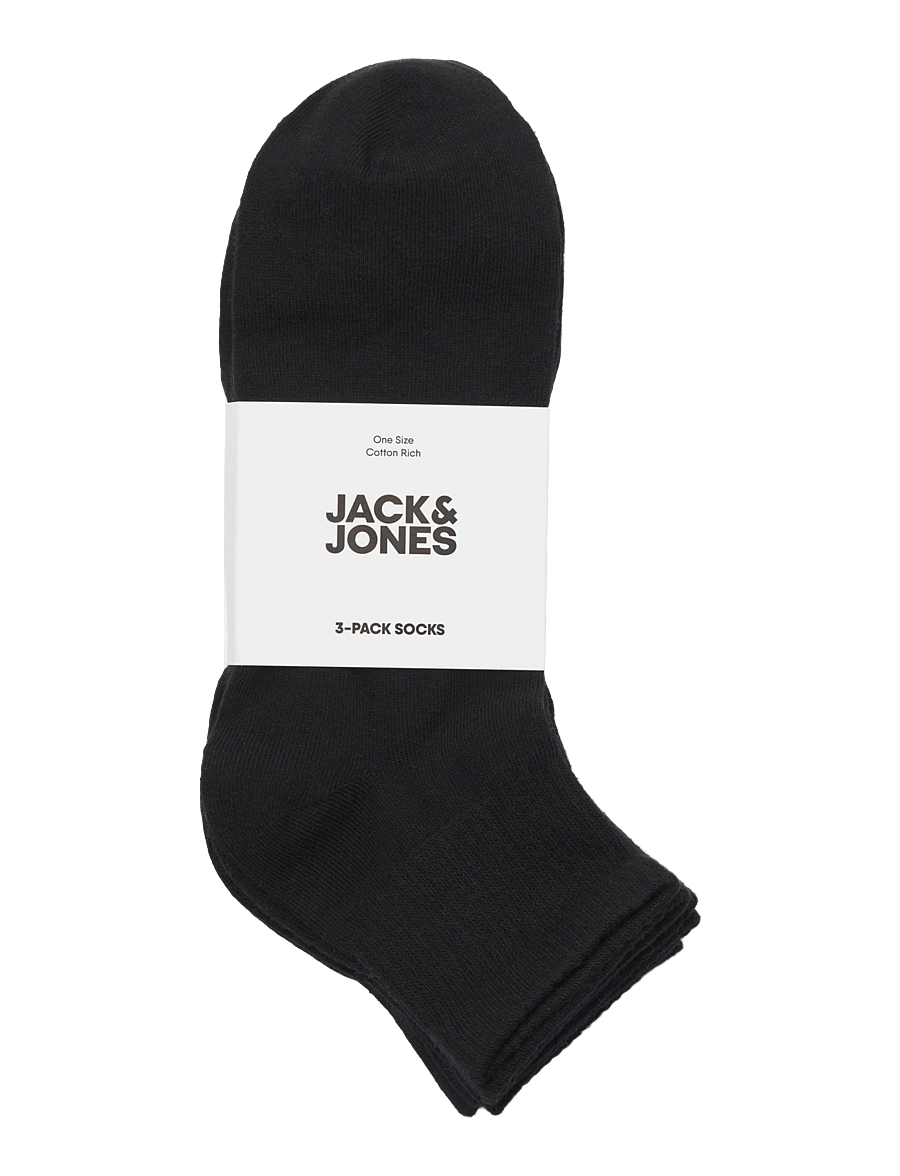 Jack & Jones - JACLEON SHORT TENNIS SOCKS 3 PACK SN - sneackersocken - black - 1