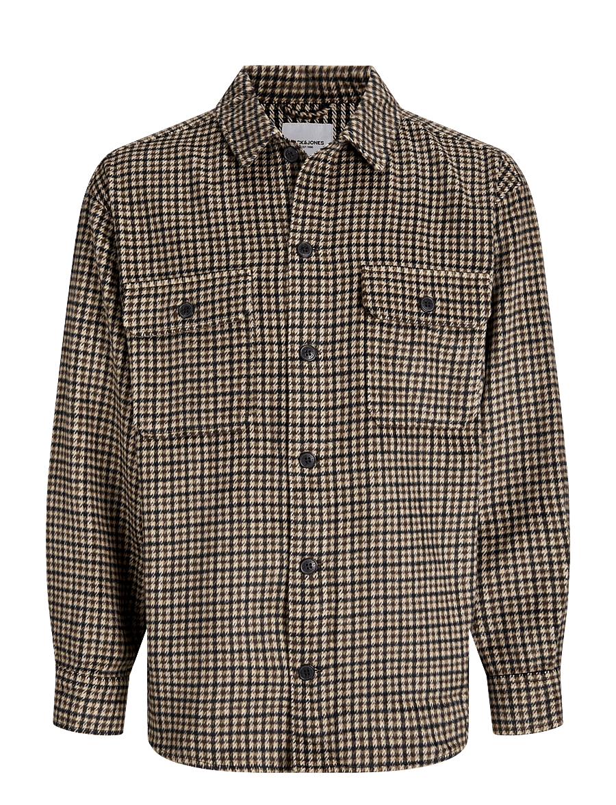 Jack & Jones - JJEBRADLEY OLLIE OVERSHIRT LS NOOS - flanell-hemden - delicioso - 1