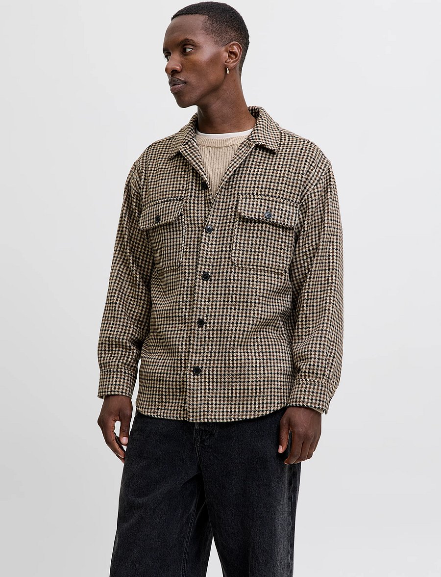 Jack & Jones - JJEBRADLEY OLLIE OVERSHIRT LS NOOS - flanell-hemden - delicioso - 0