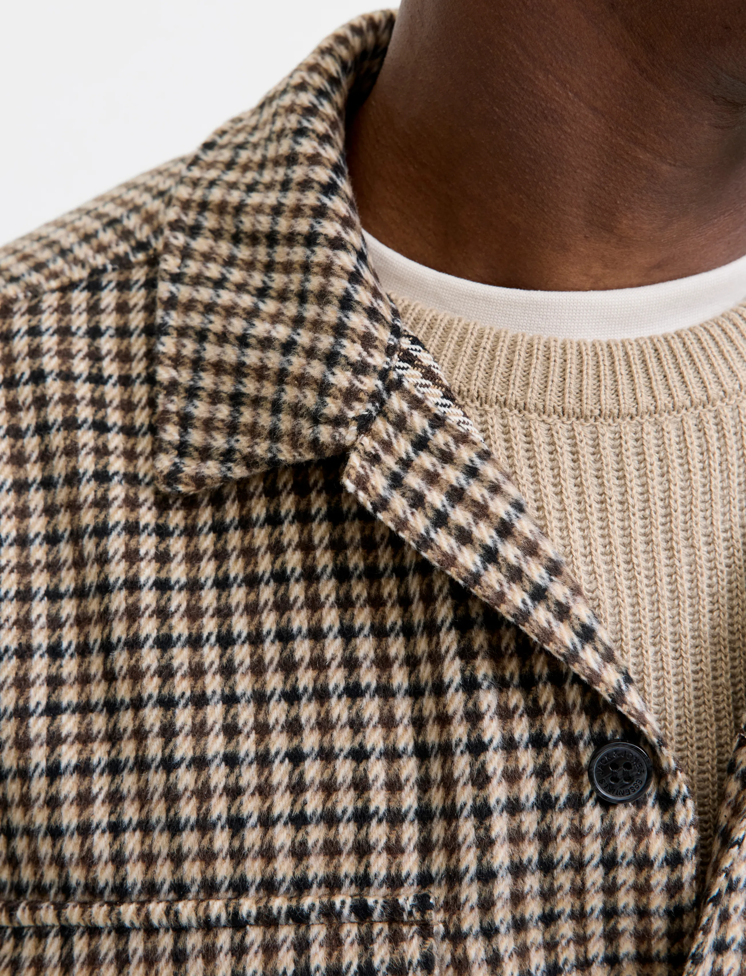 Jack & Jones - JJEBRADLEY OLLIE OVERSHIRT LS NOOS - flanellskjortor - delicioso - 4