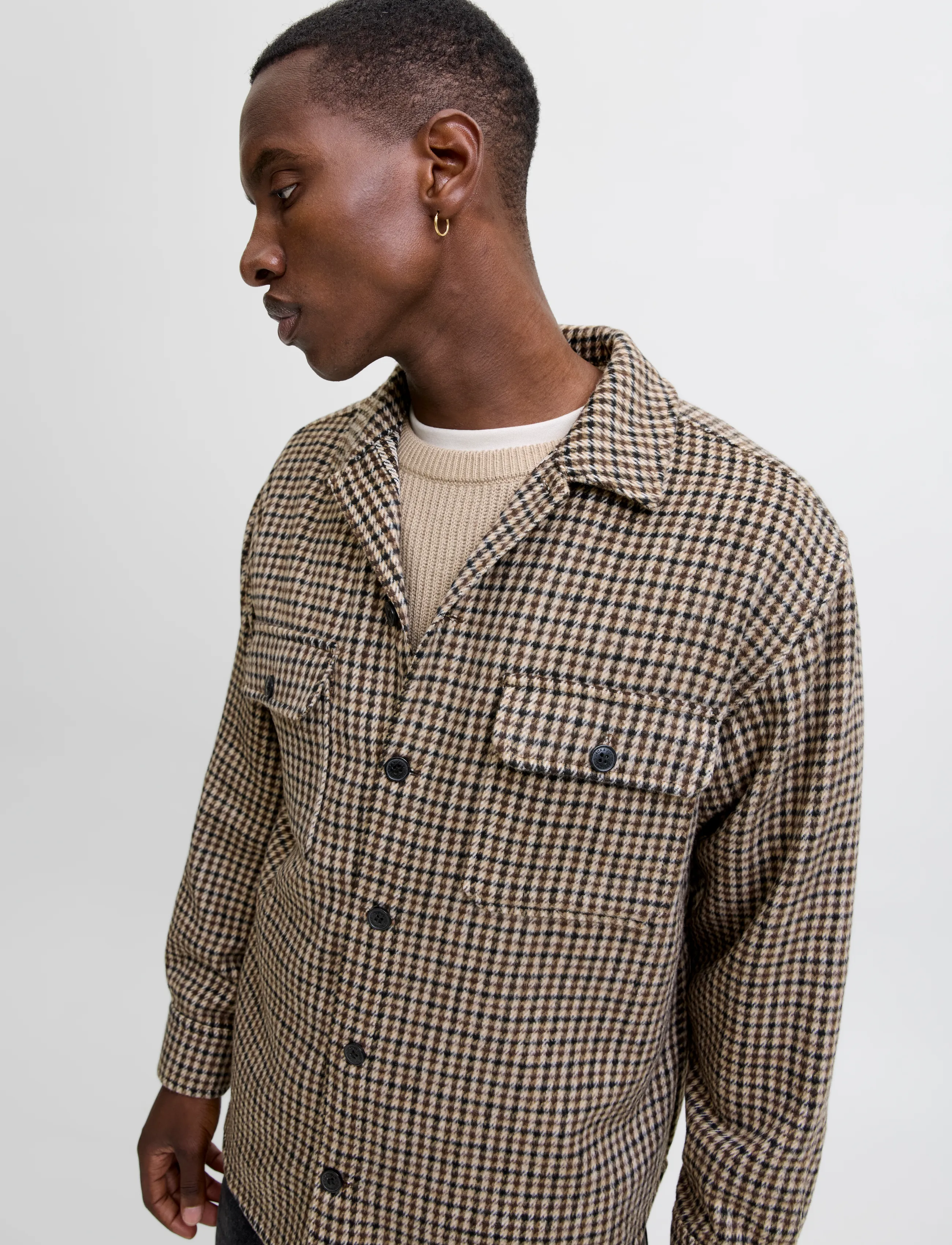 Jack & Jones - JJEBRADLEY OLLIE OVERSHIRT LS NOOS - flanellskjortor - delicioso - 5