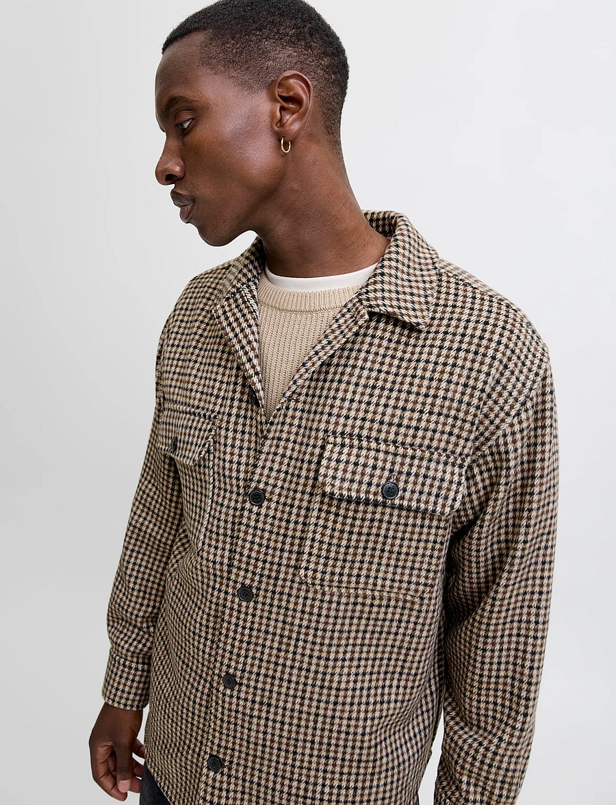 Jack & Jones - JJEBRADLEY OLLIE OVERSHIRT LS NOOS - flanell-hemden - delicioso - 5