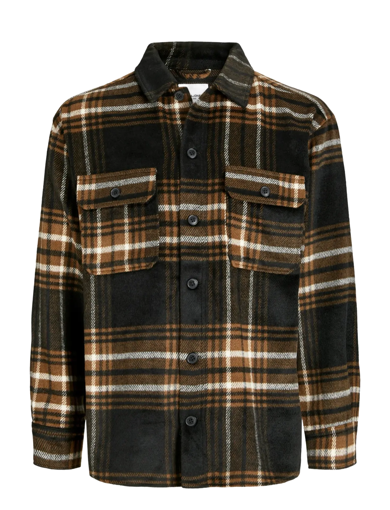 Jack & Jones JJEBRADLEY OLLIE OVERSHIRT LS NOOS - Overshirts - MONKS ROBE / brown