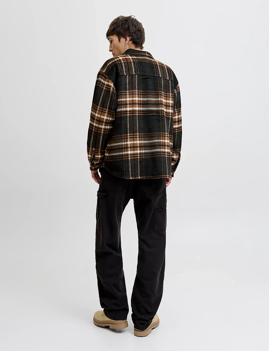 Jack & Jones - JJEBRADLEY OLLIE OVERSHIRT LS NOOS - chemises en flanelle - monks robe - 2