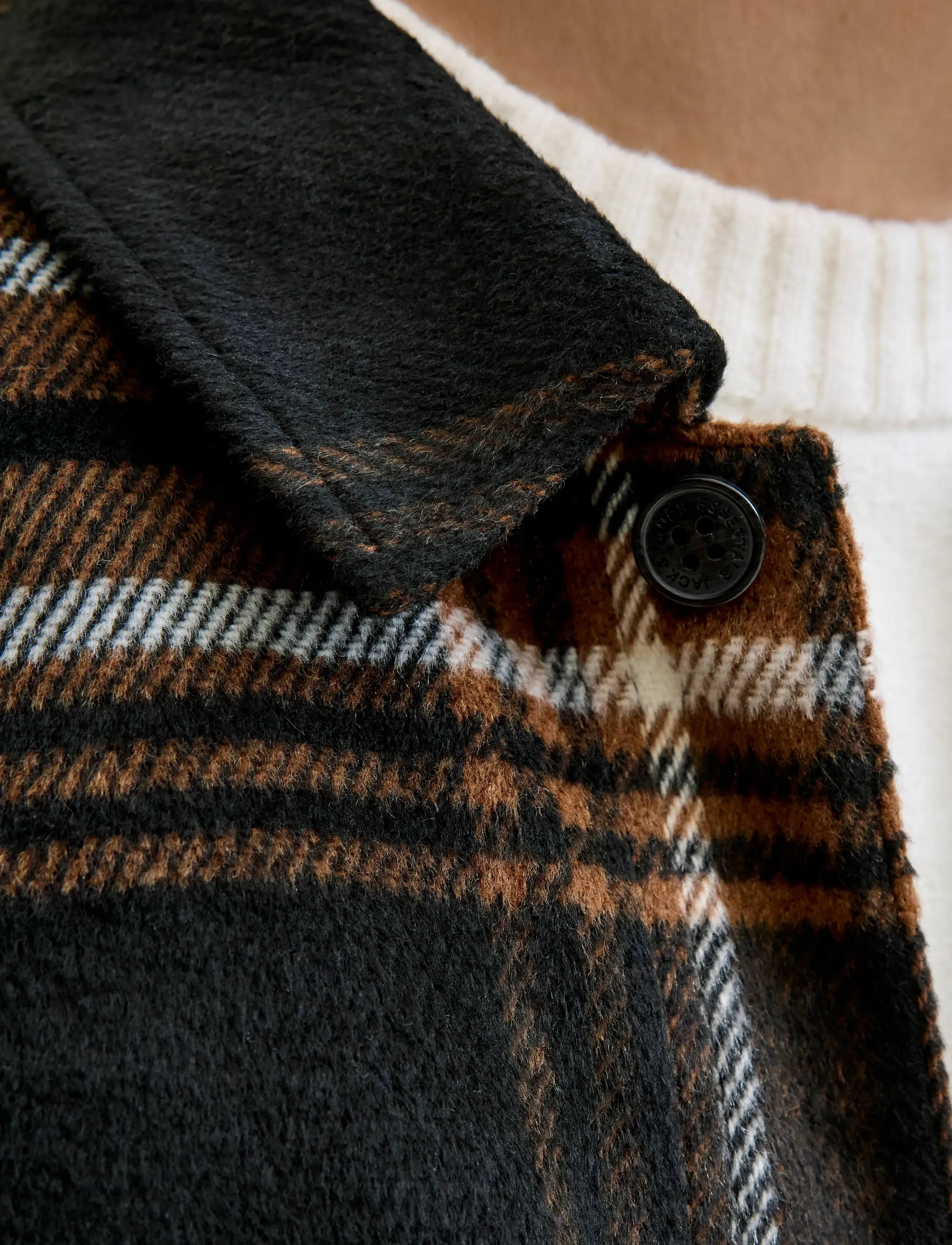 Jack & Jones - JJEBRADLEY OLLIE OVERSHIRT LS NOOS - flannel-skjorter - monks robe - 3