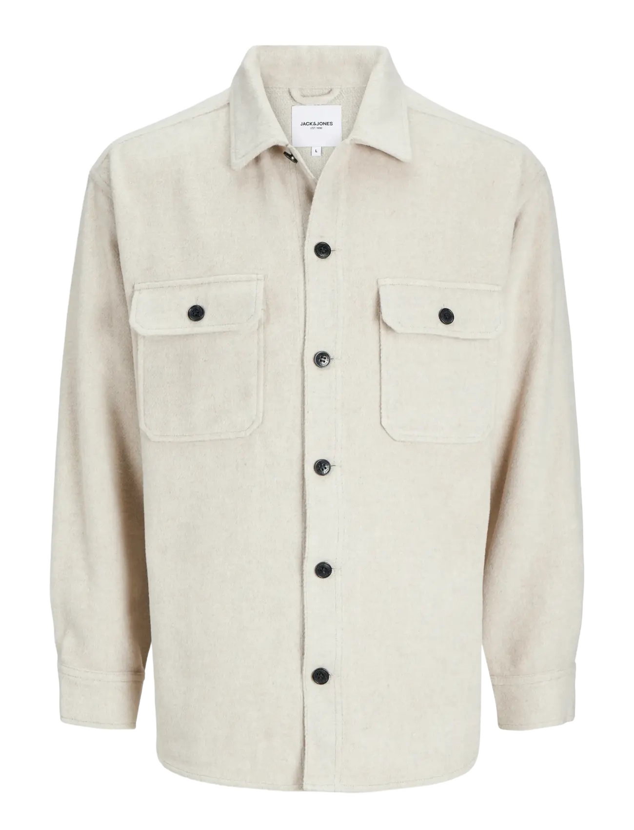 Jack & Jones JJEBRADLEY OLLIE OVERSHIRT LS NOOS - Overshirts - PEYOTE / beige