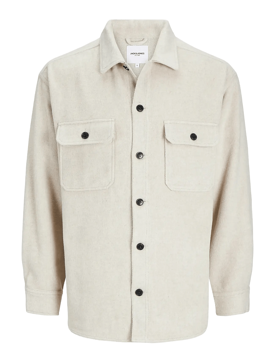 Jack & Jones - JJEBRADLEY OLLIE OVERSHIRT LS NOOS - chemises en flanelle - peyote - 1