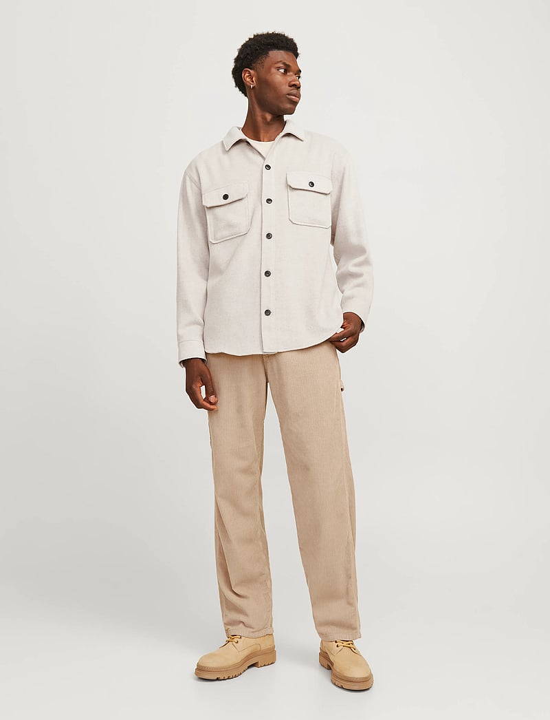 Jack & Jones - JJEBRADLEY OLLIE OVERSHIRT LS NOOS - chemises en flanelle - peyote - 3