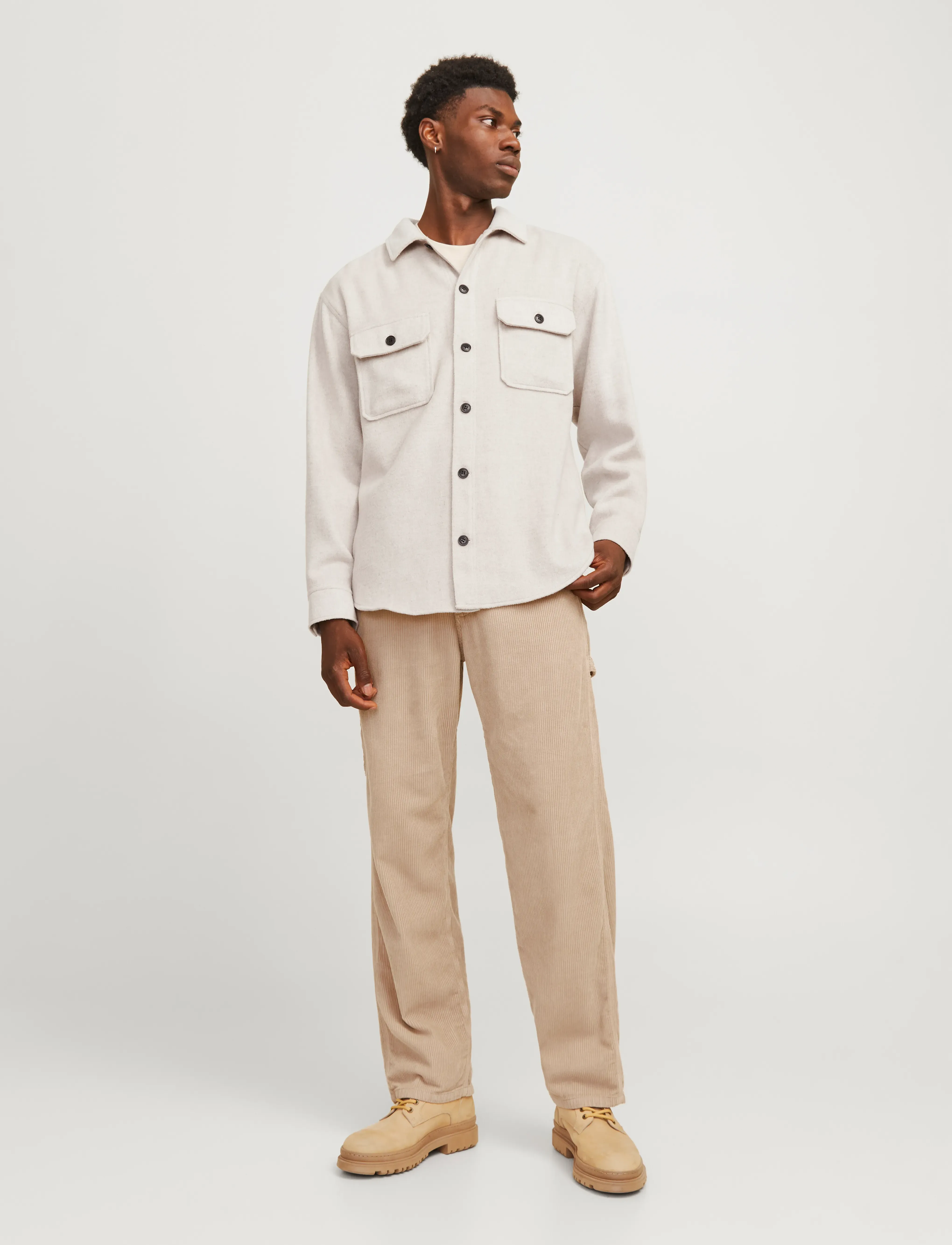 Jack & Jones - JJEBRADLEY OLLIE OVERSHIRT LS NOOS - chemises en flanelle - peyote - 3