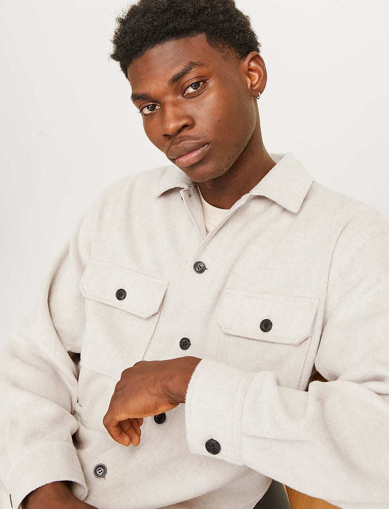 Jack & Jones - JJEBRADLEY OLLIE OVERSHIRT LS NOOS - chemises en flanelle - peyote - 5