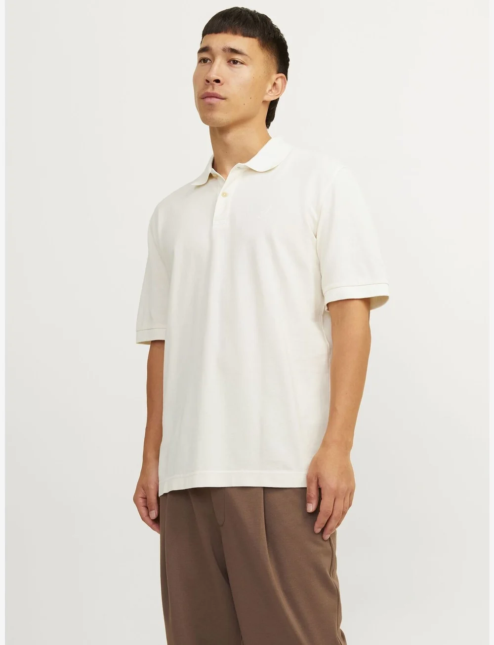 Jack & Jones - JPRBLUWILLIAM WASH SS POLO SN - kurzärmelig - cloud dancer - 0