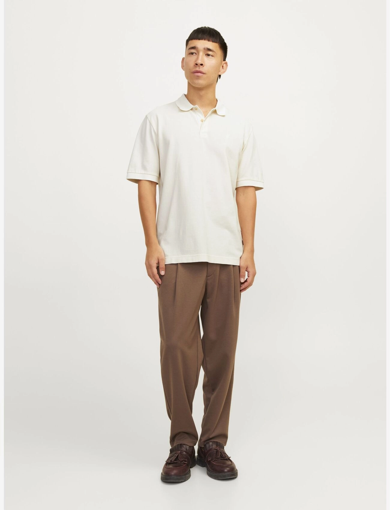 Jack & Jones - JPRBLUWILLIAM WASH SS POLO SN - cloud dancer - 3