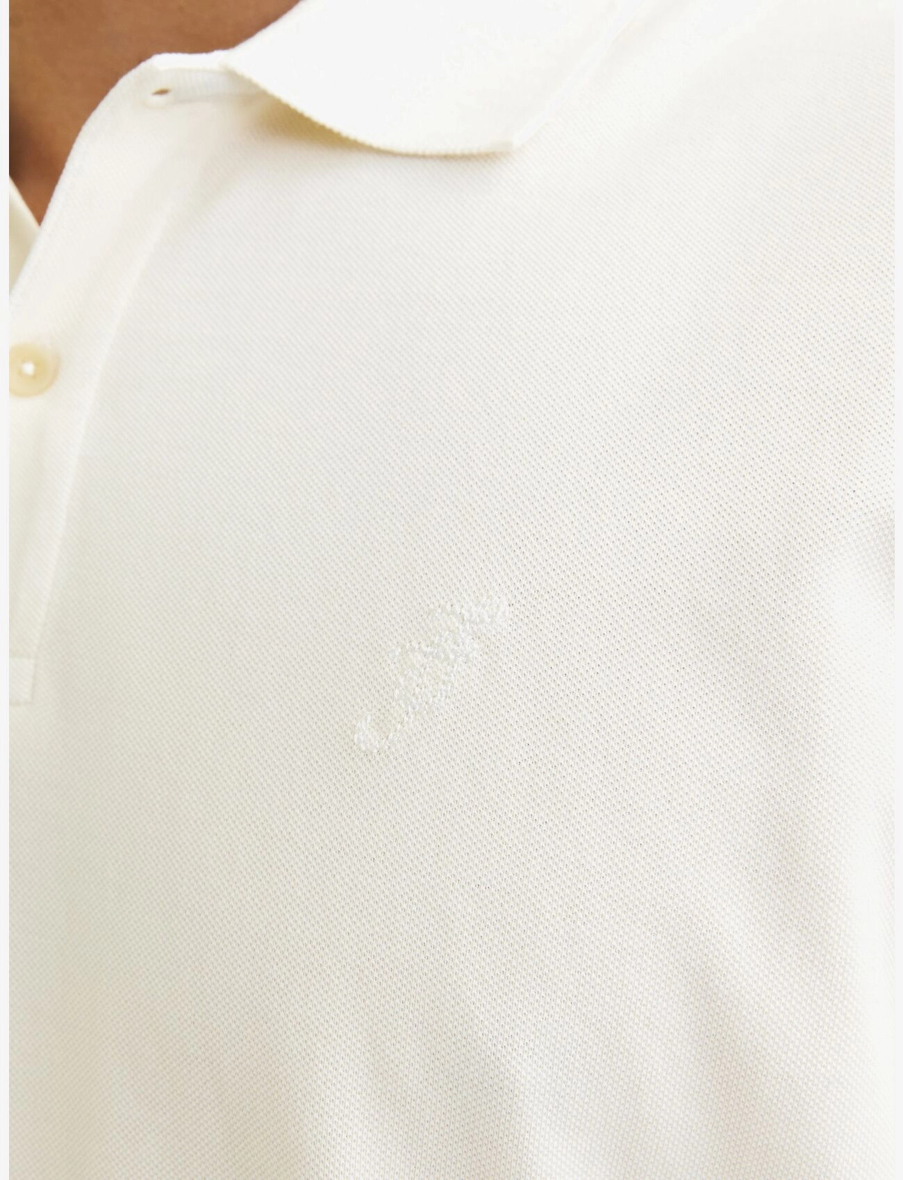Jack & Jones - JPRBLUWILLIAM WASH SS POLO SN - cloud dancer - 4