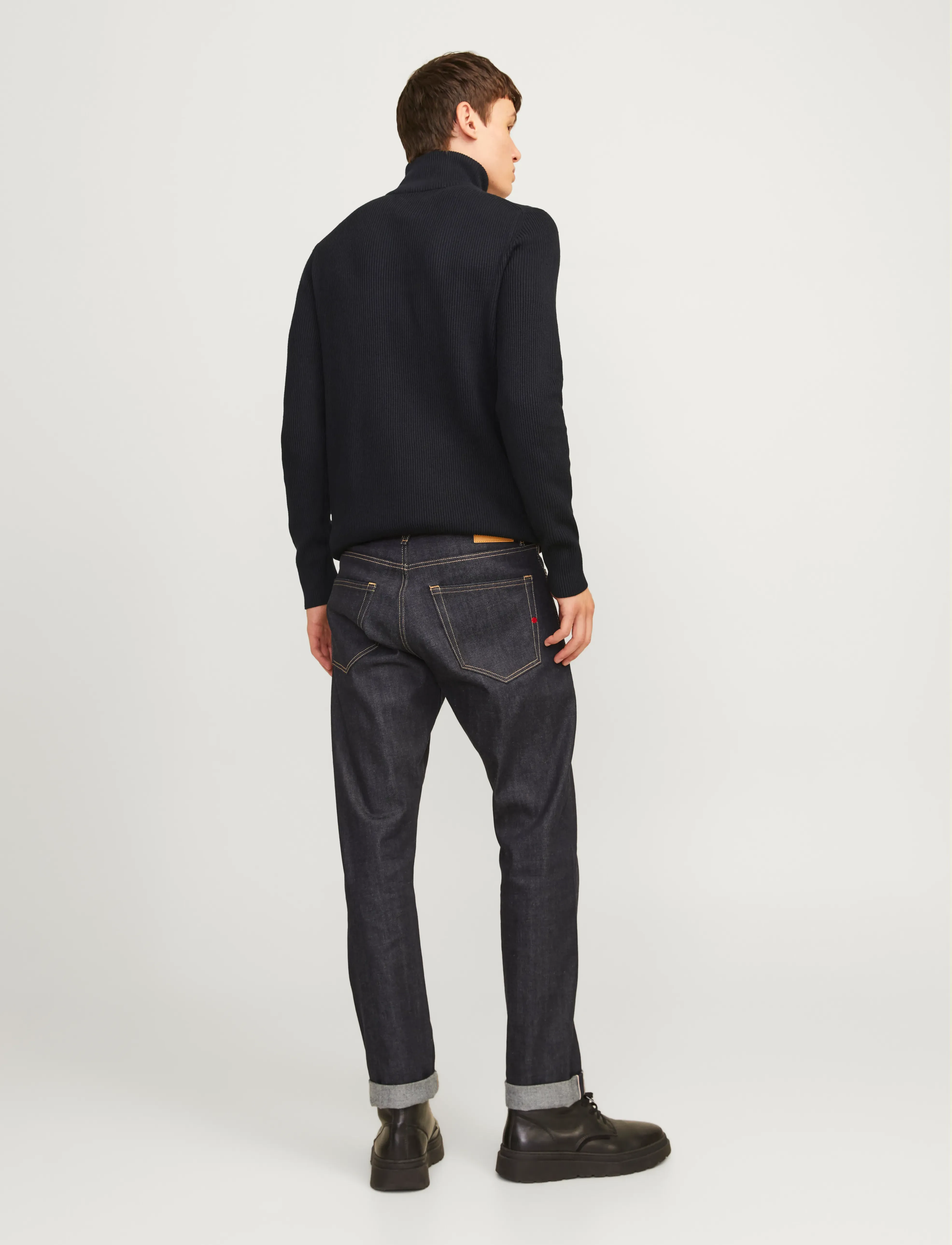 Jack & Jones - JJEPERFECT KNIT HALF ZIP SN - tõmblukk-kaelusega džemprid - black - 2