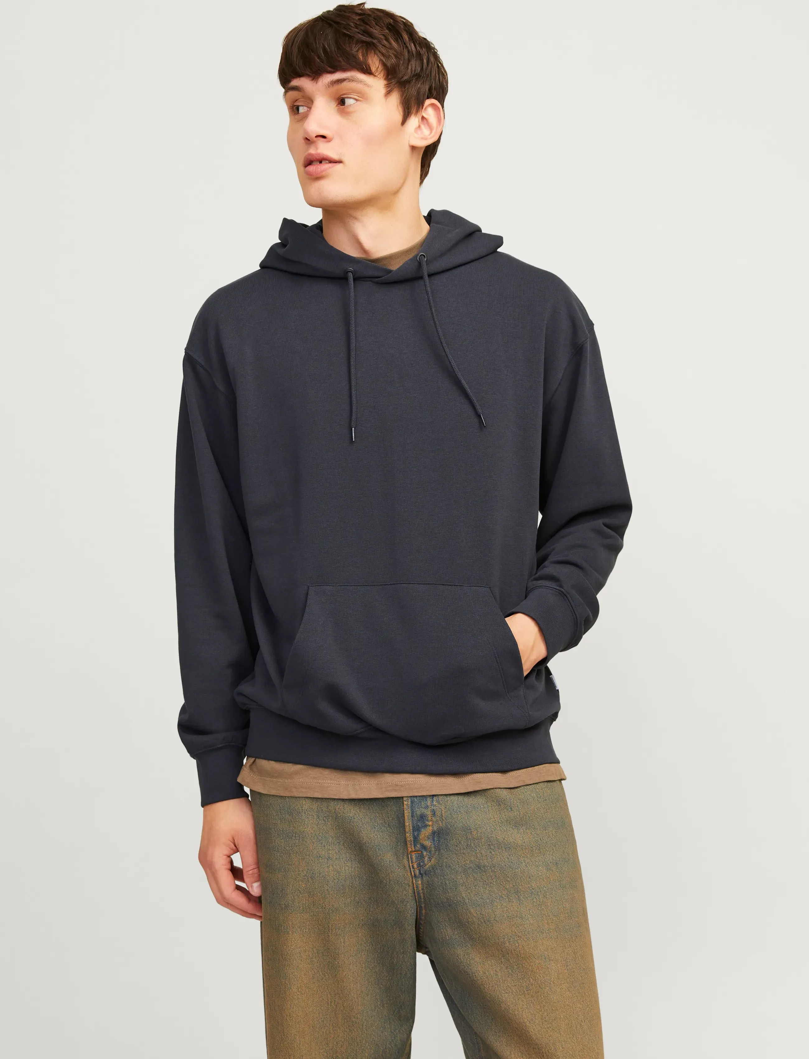 Jack & Jones Jjecharge Sweat Hood Noos, Hættetrøje, Navy, Str: XXL