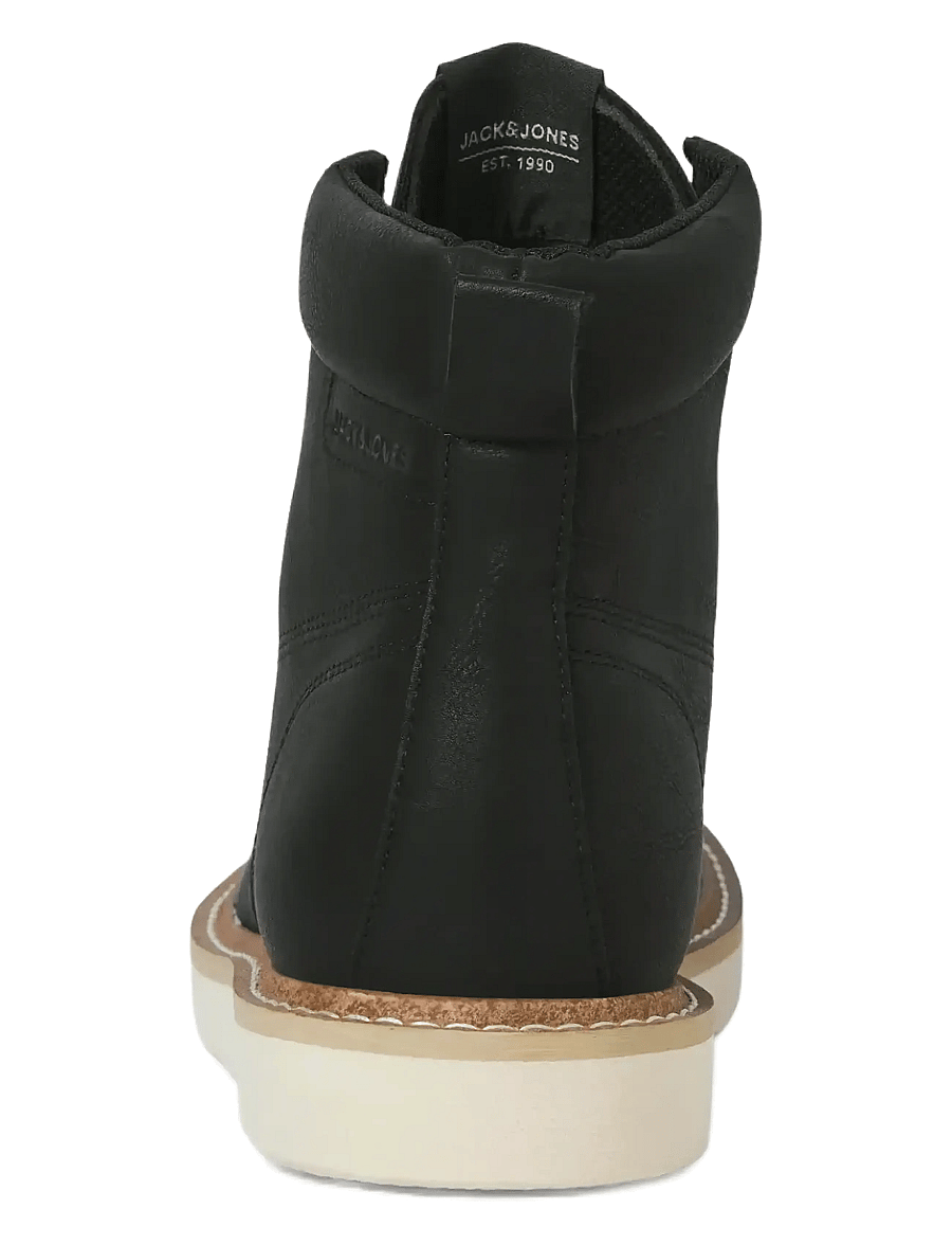 Jack & Jones - JFWARCHWAY PU MOC BOOT - schnürboots - anthracite - 5