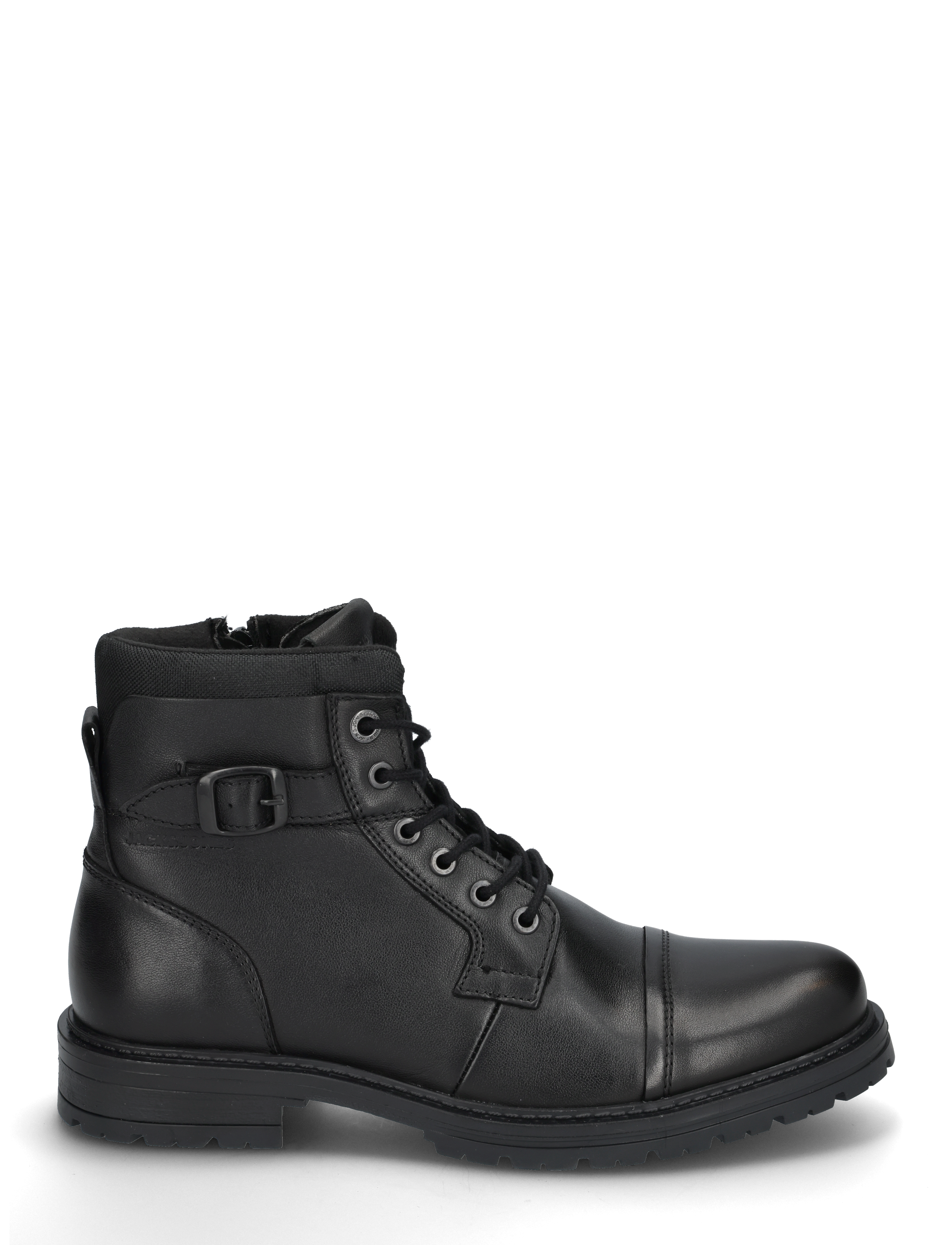 Jack & Jones - JFWDEXTER LEATHER BOOT SN - suvarstomieji batai - anthracite - 2
