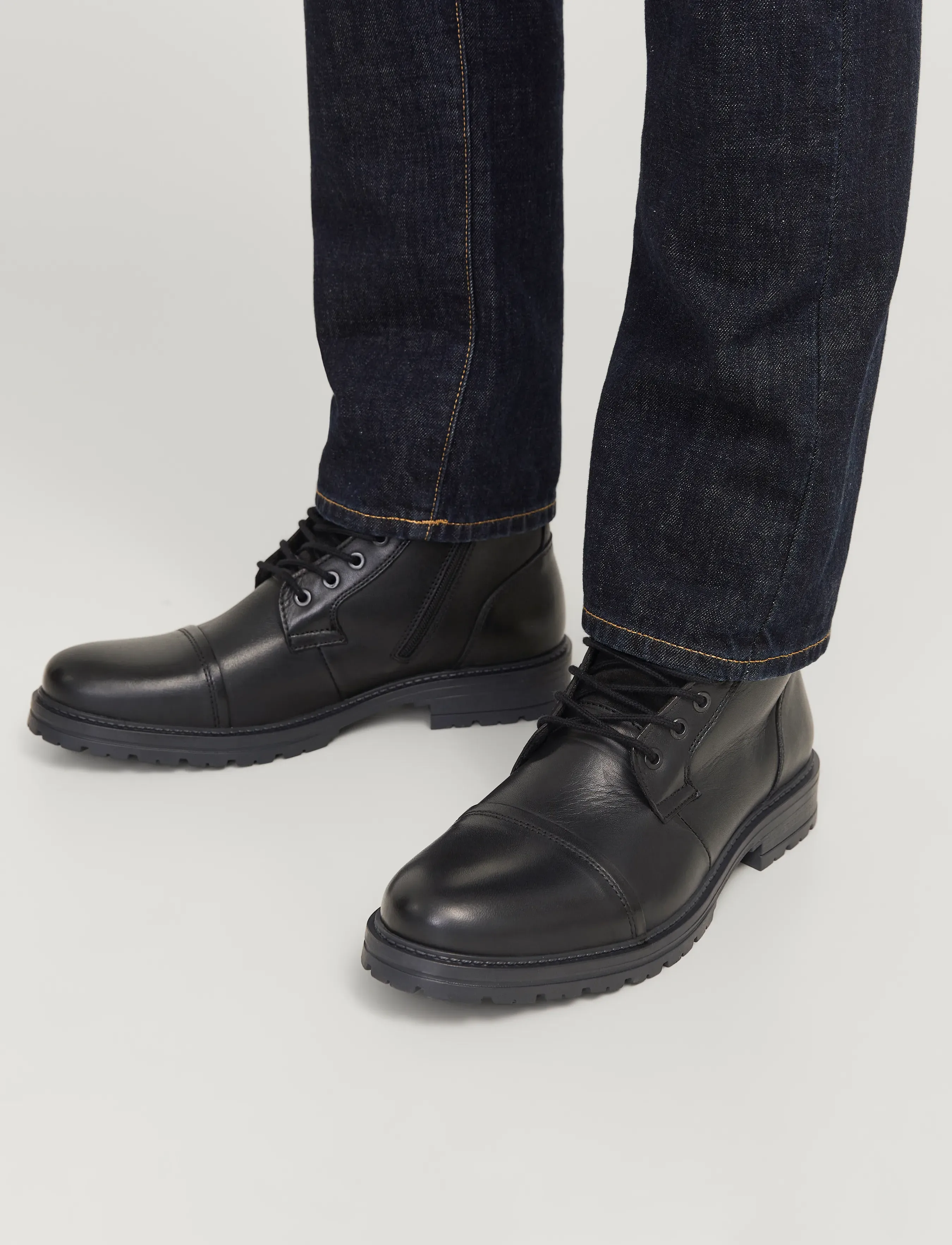 JACK & JONES Jfwdexter Leather Boot Sn boots herr – bild 6