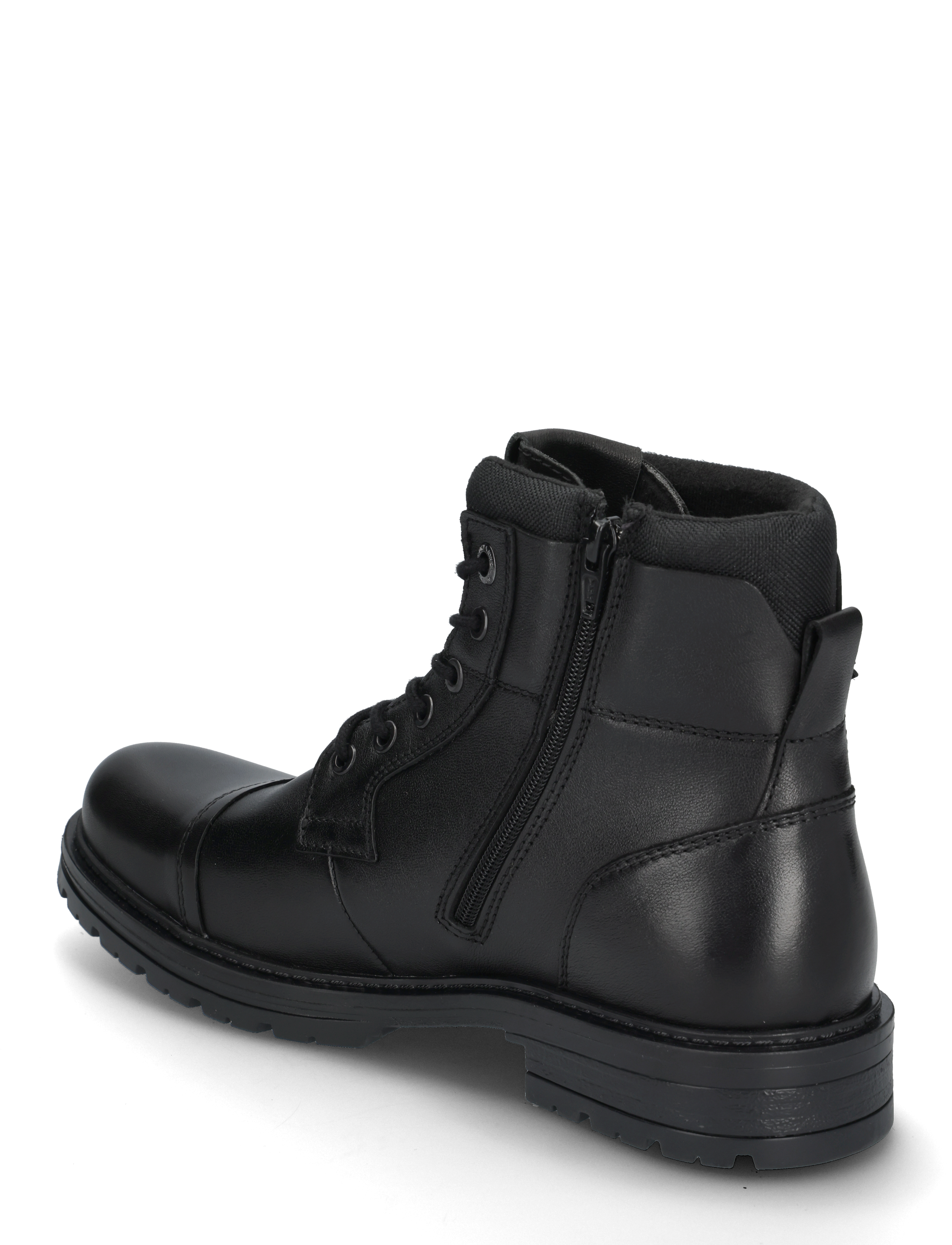 Jack & Jones - JFWDEXTER LEATHER BOOT SN - suvarstomieji batai - anthracite - 3
